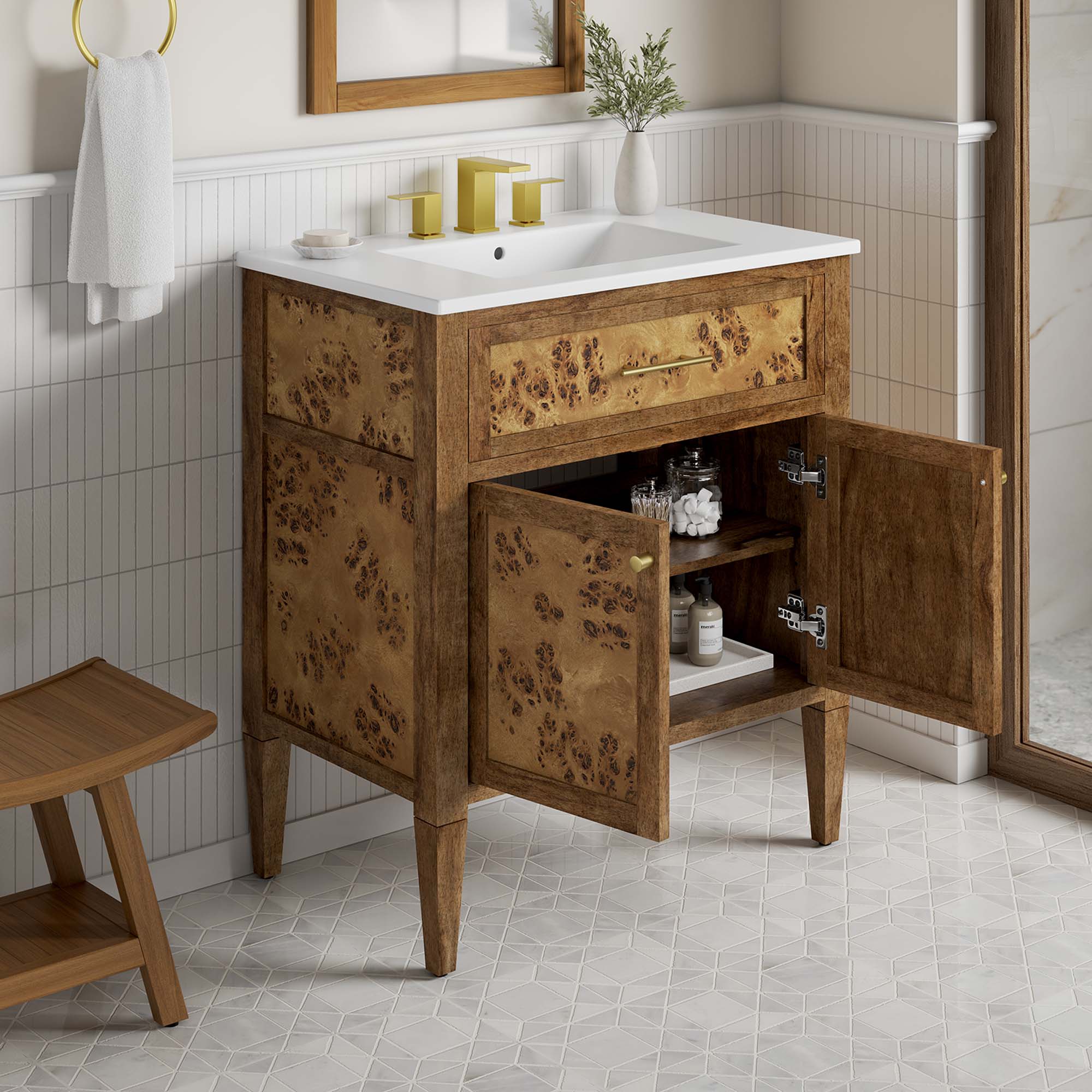 Elysian Bathroom Vanity Basin Included by Modway