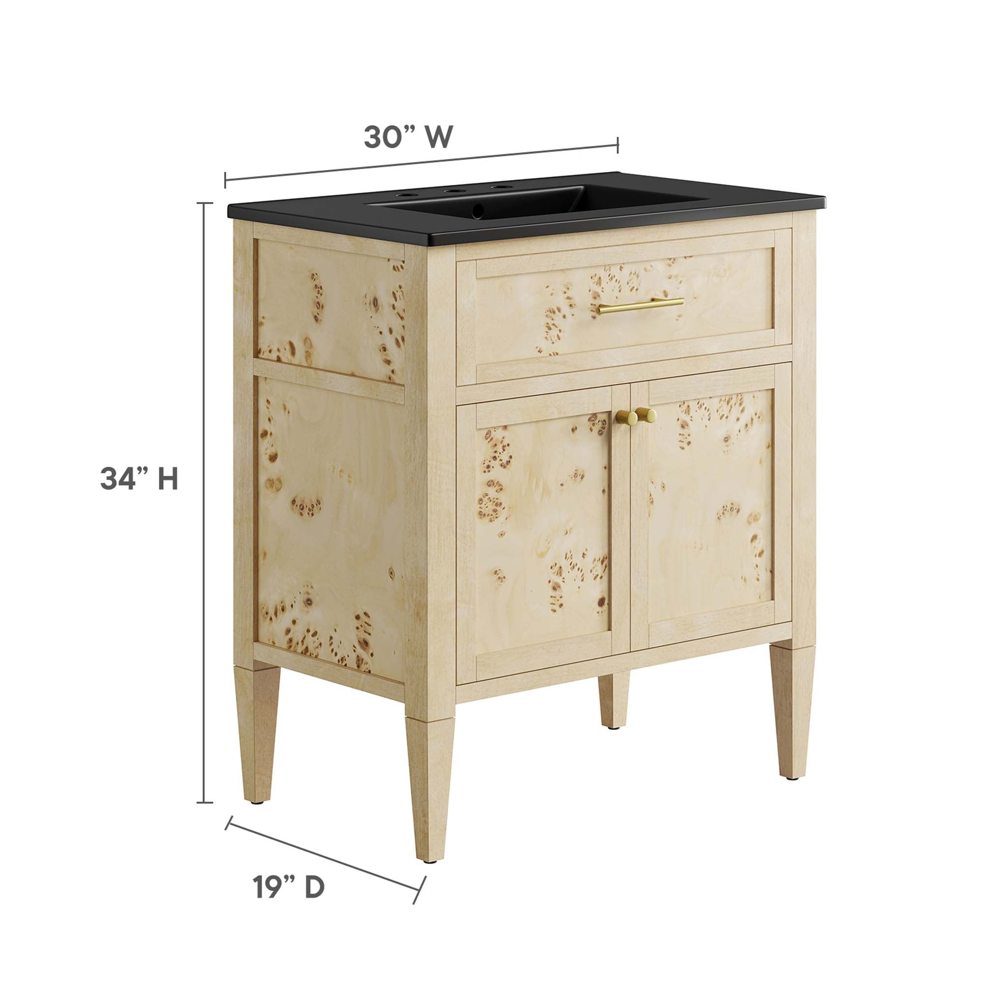 Elysian Bathroom Vanity Basin Included by Modway