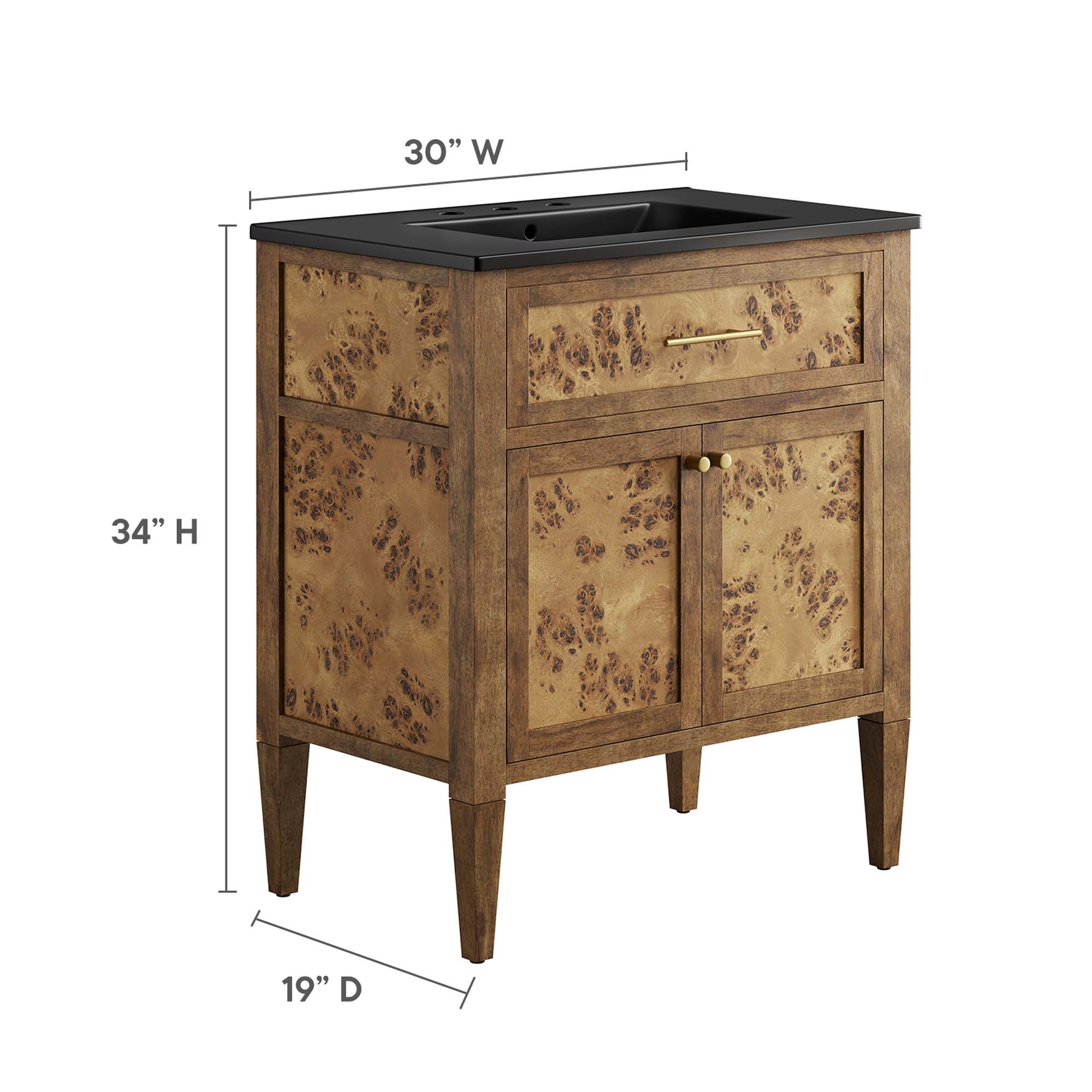 Elysian Bathroom Vanity Basin Included by Modway