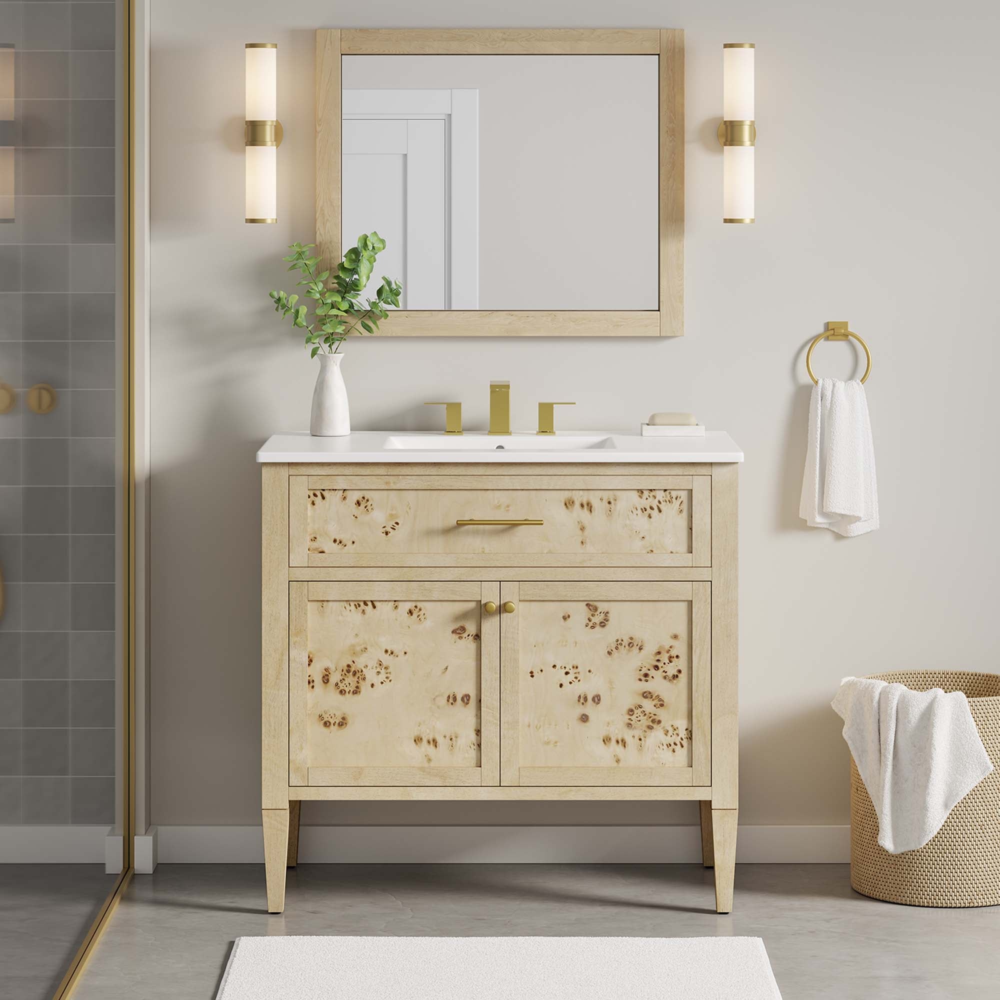 Elysian Bathroom Vanity Basin Included by Modway