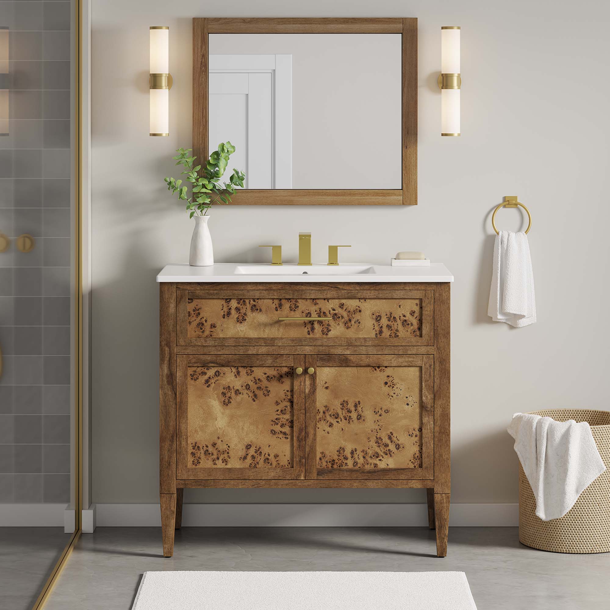 Elysian Bathroom Vanity Basin Included by Modway