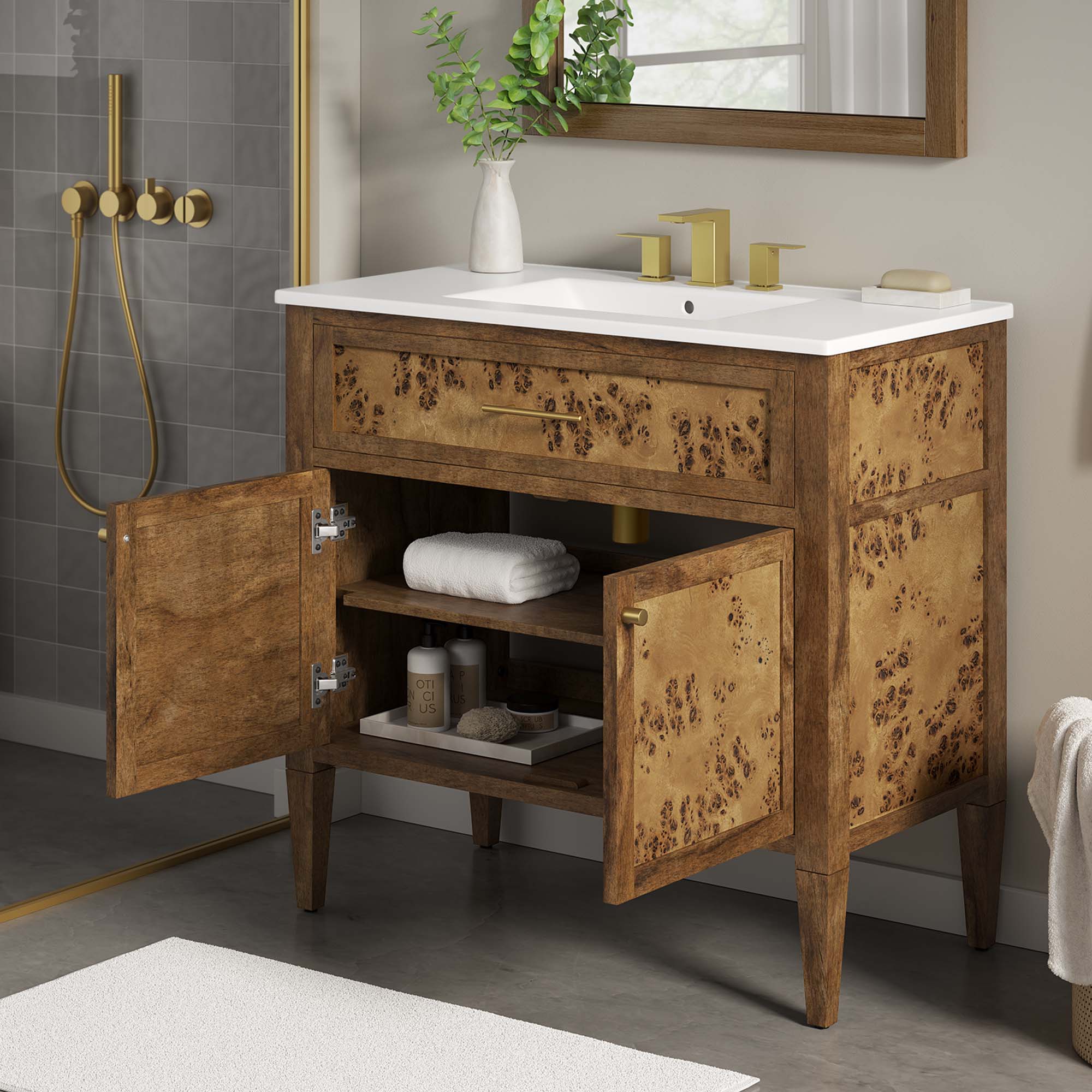 Elysian Bathroom Vanity Basin Included by Modway