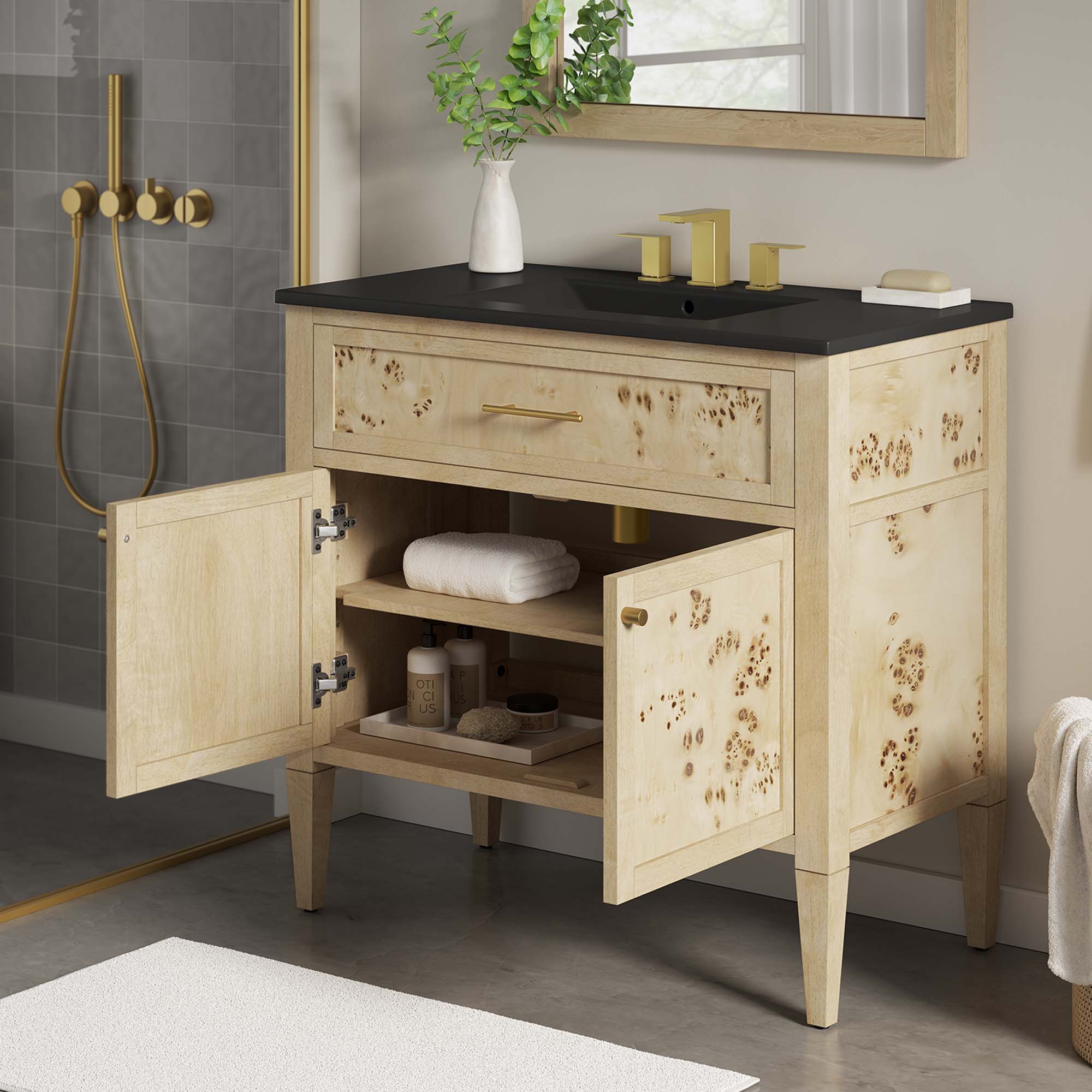 Elysian Bathroom Vanity Basin Included by Modway