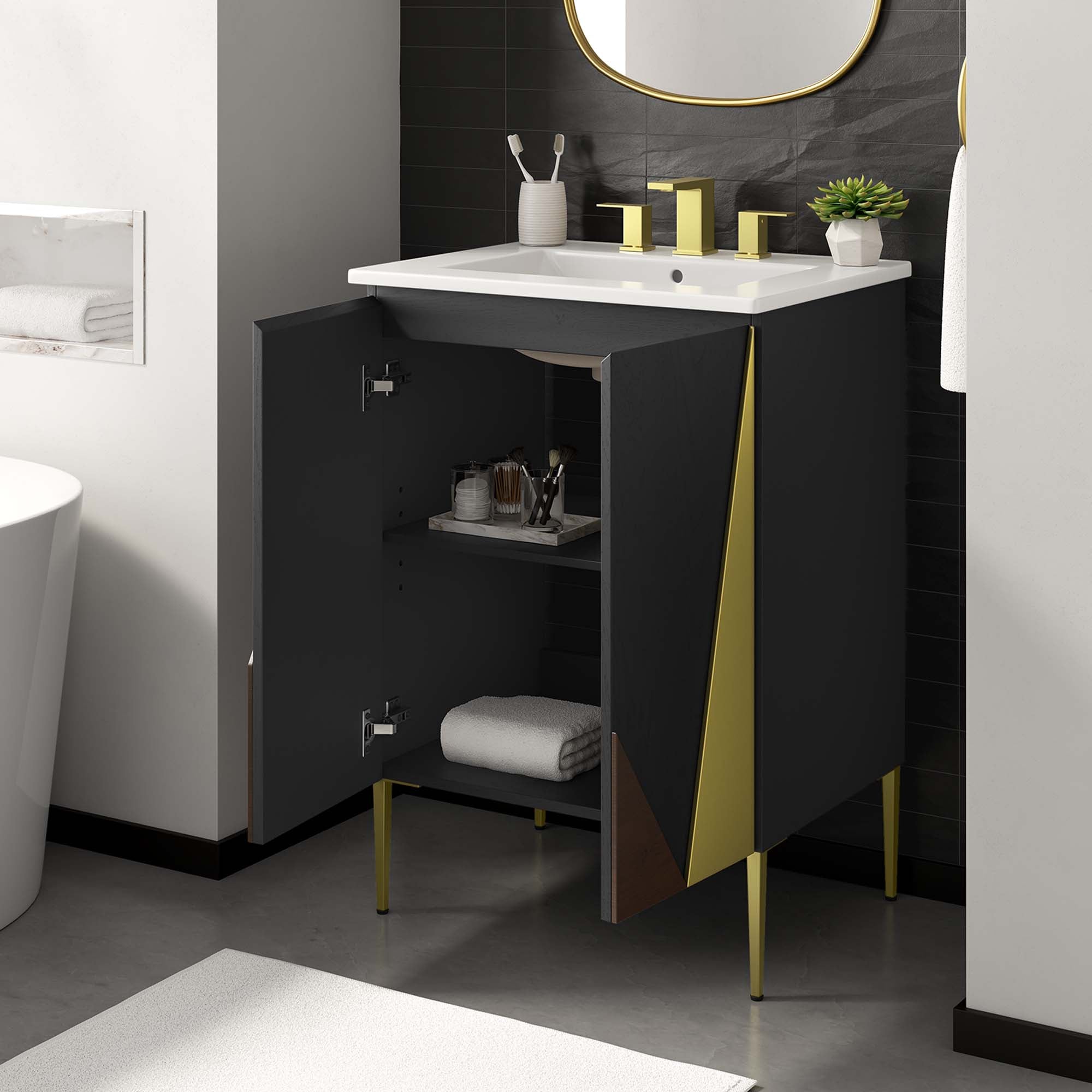 Alchemist Bathroom Vanity Basin Included by Modway