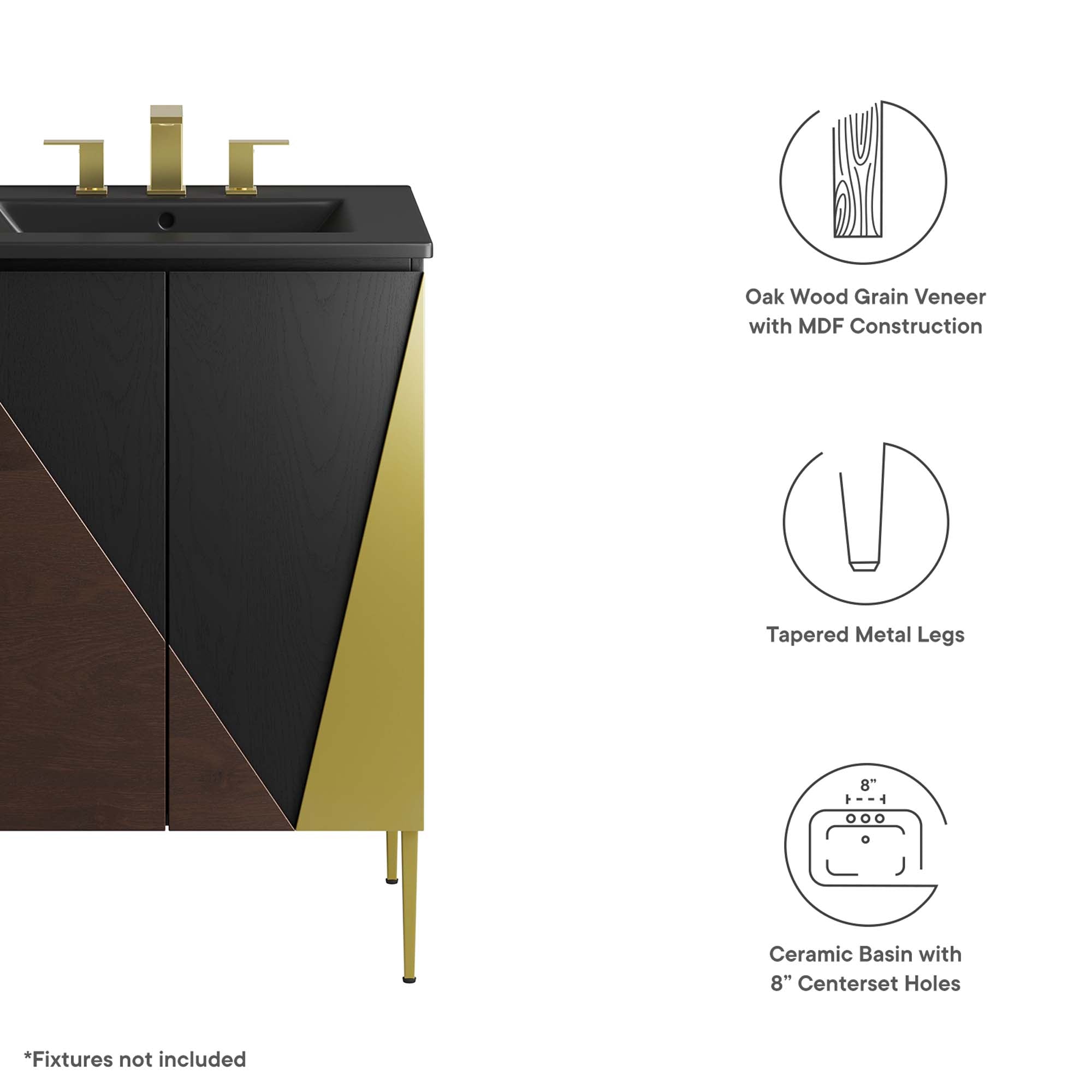Alchemist Bathroom Vanity Basin Included by Modway