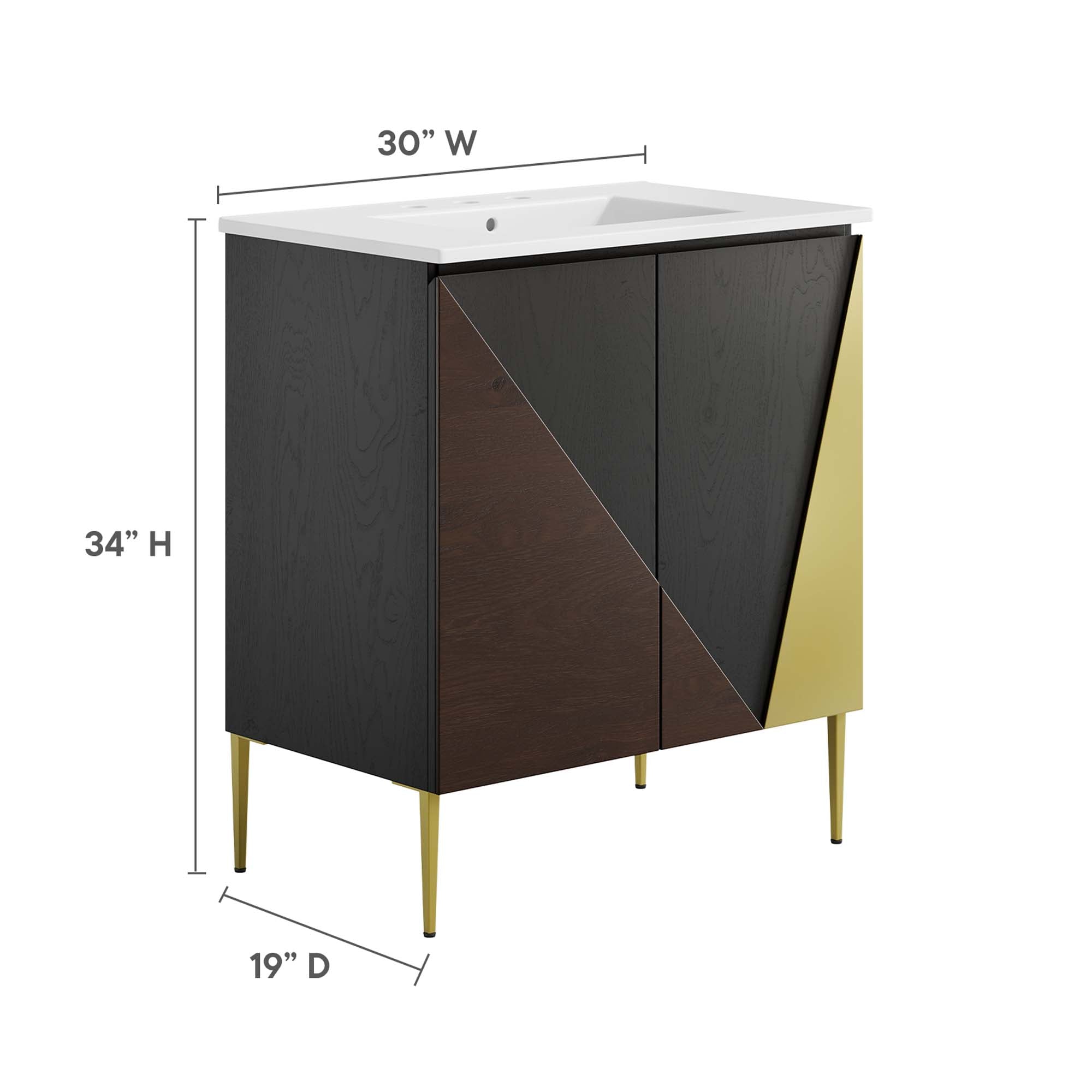 Alchemist Bathroom Vanity Basin Included by Modway