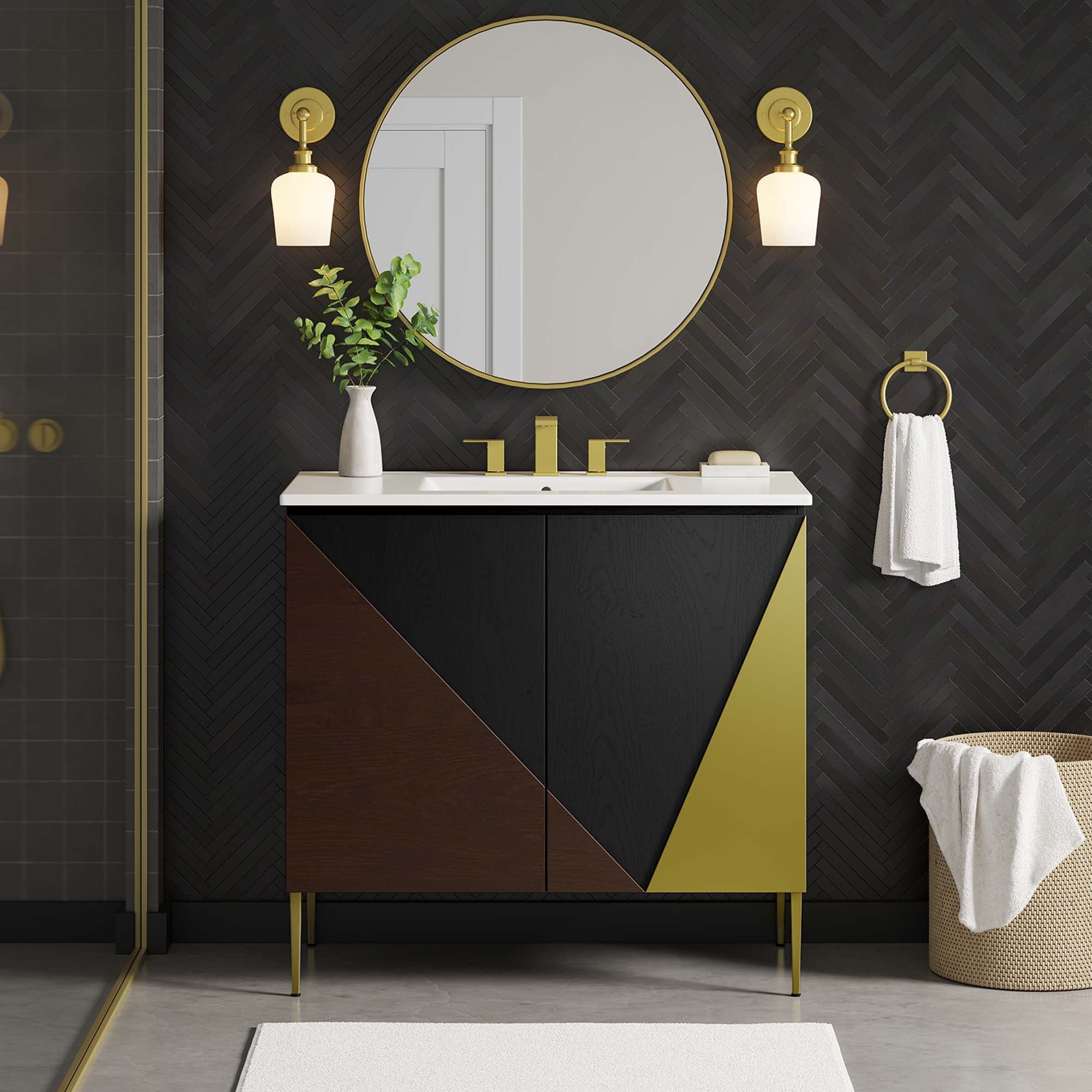 Alchemist Bathroom Vanity Basin Included by Modway