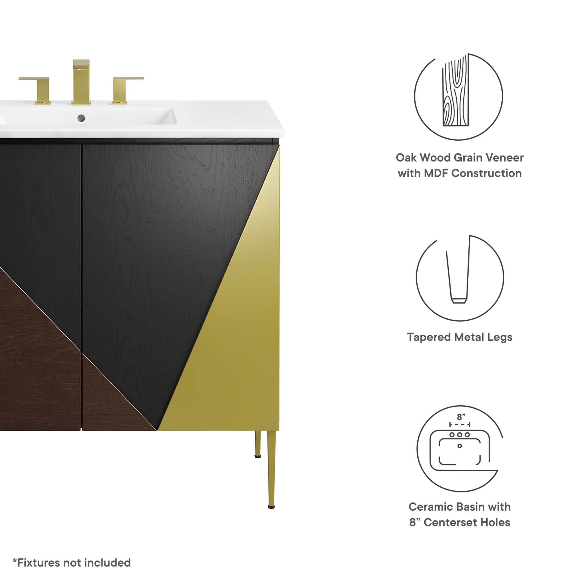 Alchemist Bathroom Vanity Basin Included by Modway