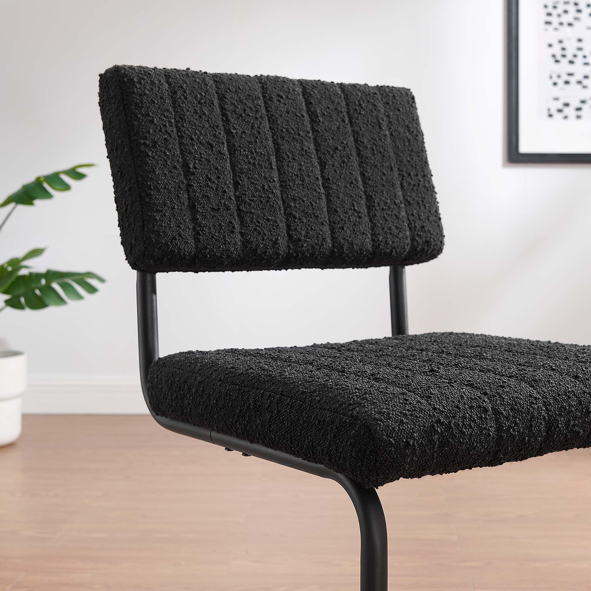 Parity Boucle Dining Side Chairs - Set of 2 by Modway