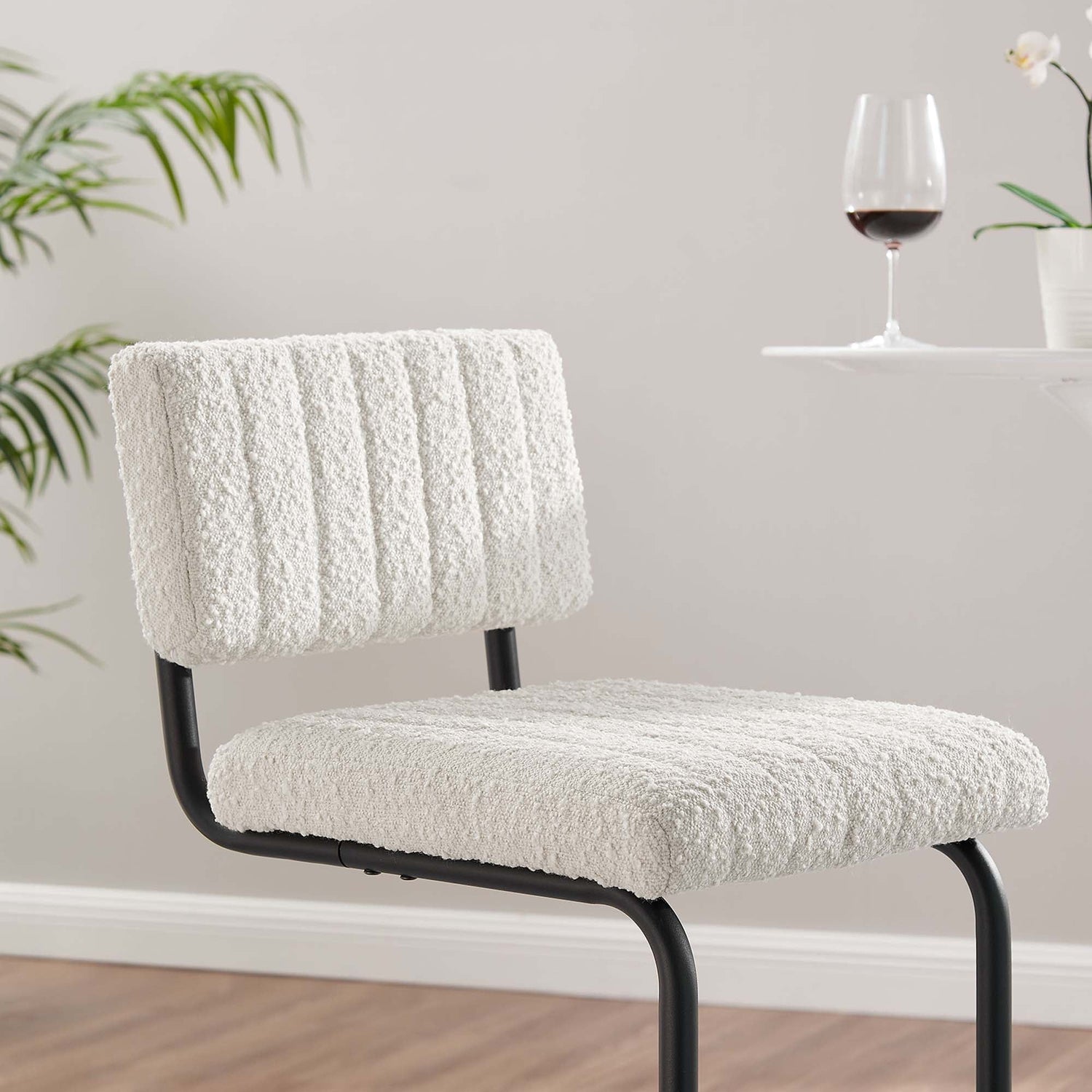 Parity Boucle Bar Stools - Set of 2 by Modway
