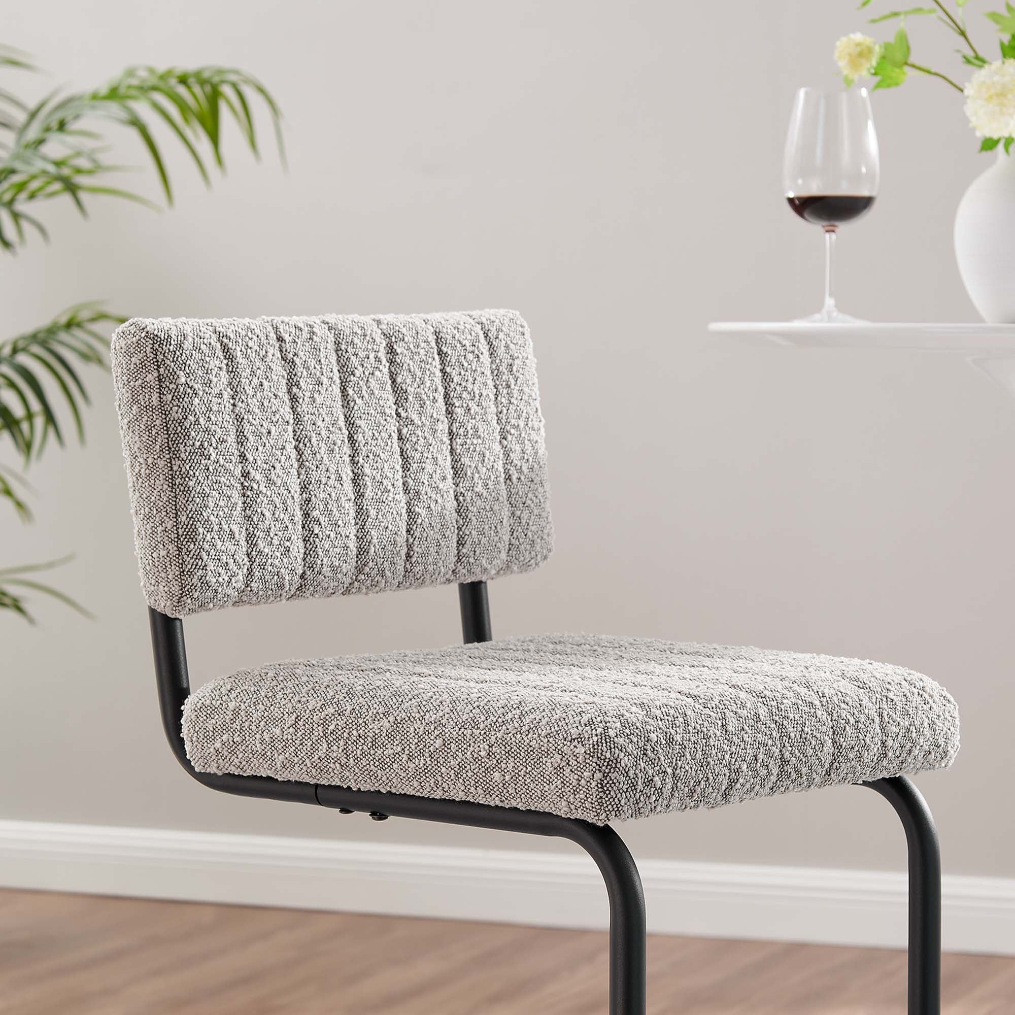 Parity Boucle Bar Stools - Set of 2 by Modway