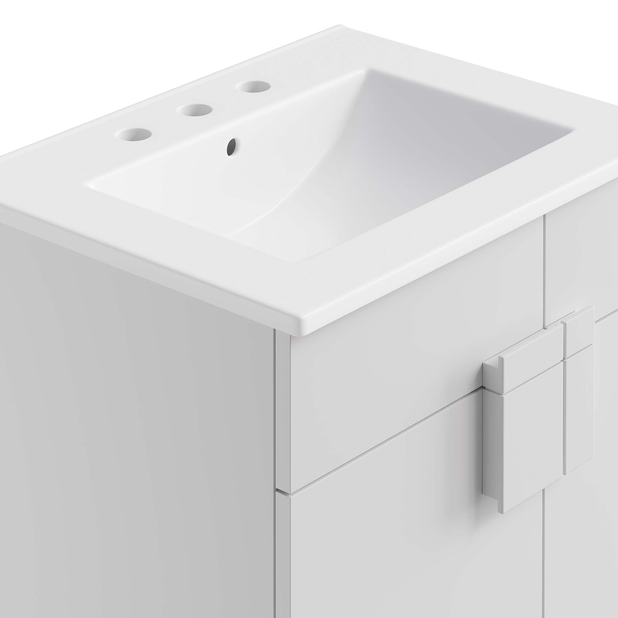 Miles Bathroom Vanity Basin Included by Modway