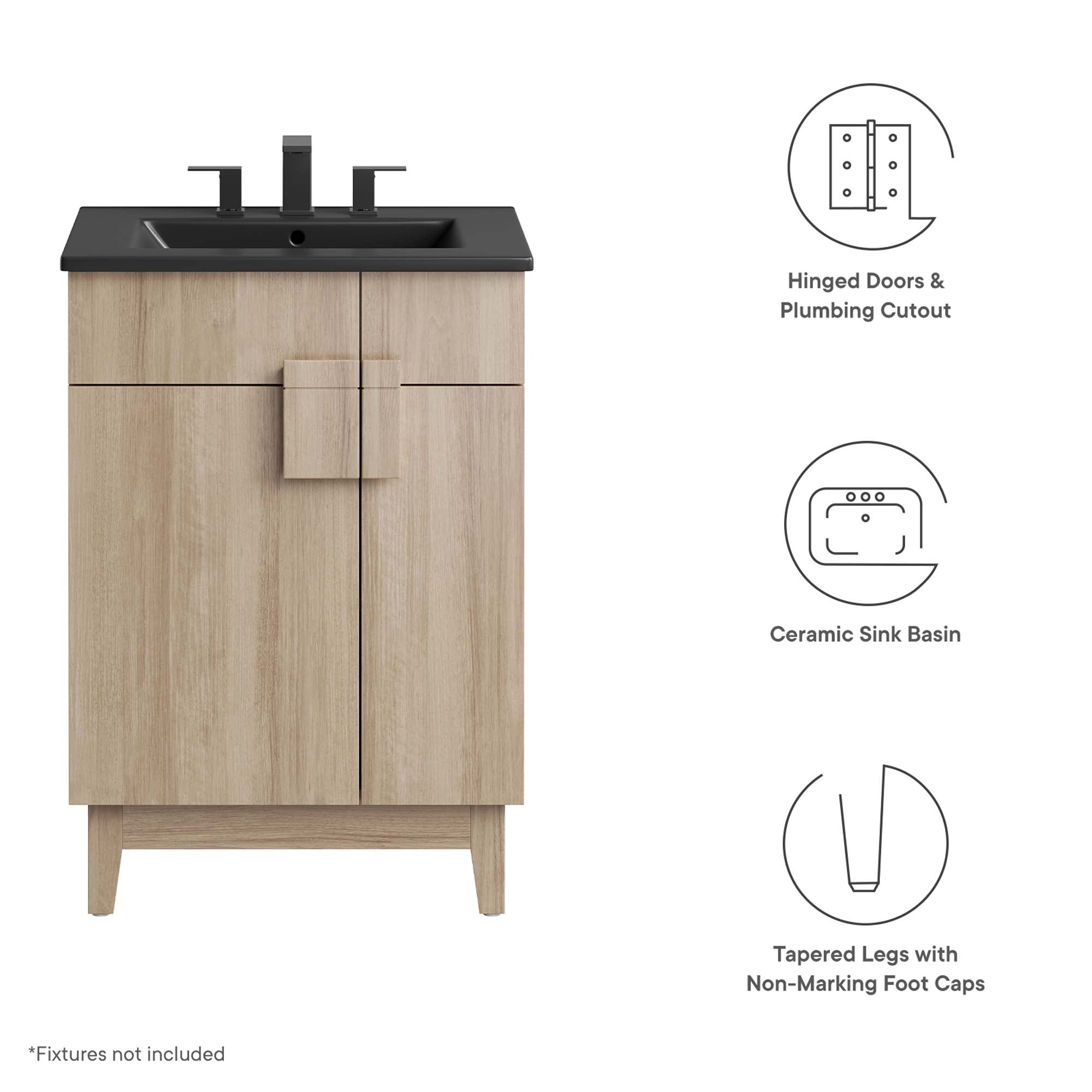 Miles Bathroom Vanity Basin Included by Modway