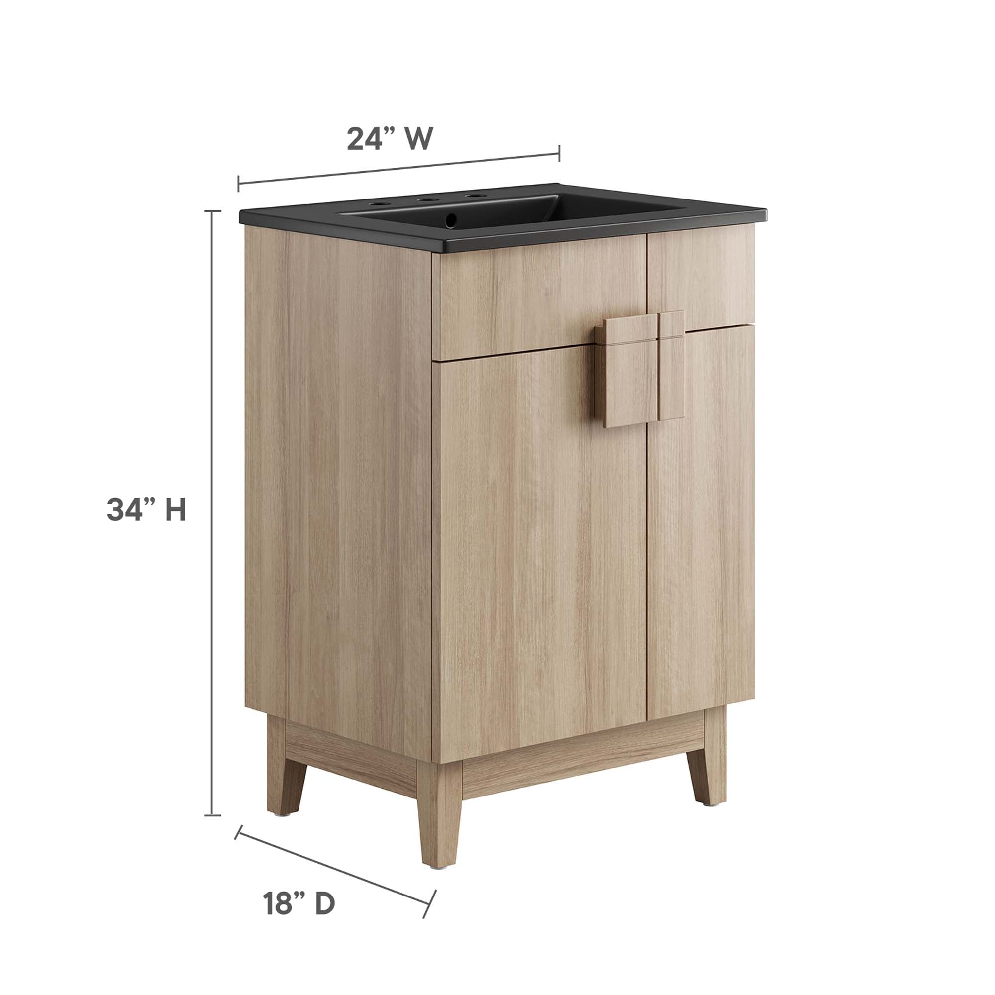 Miles Bathroom Vanity Basin Included by Modway