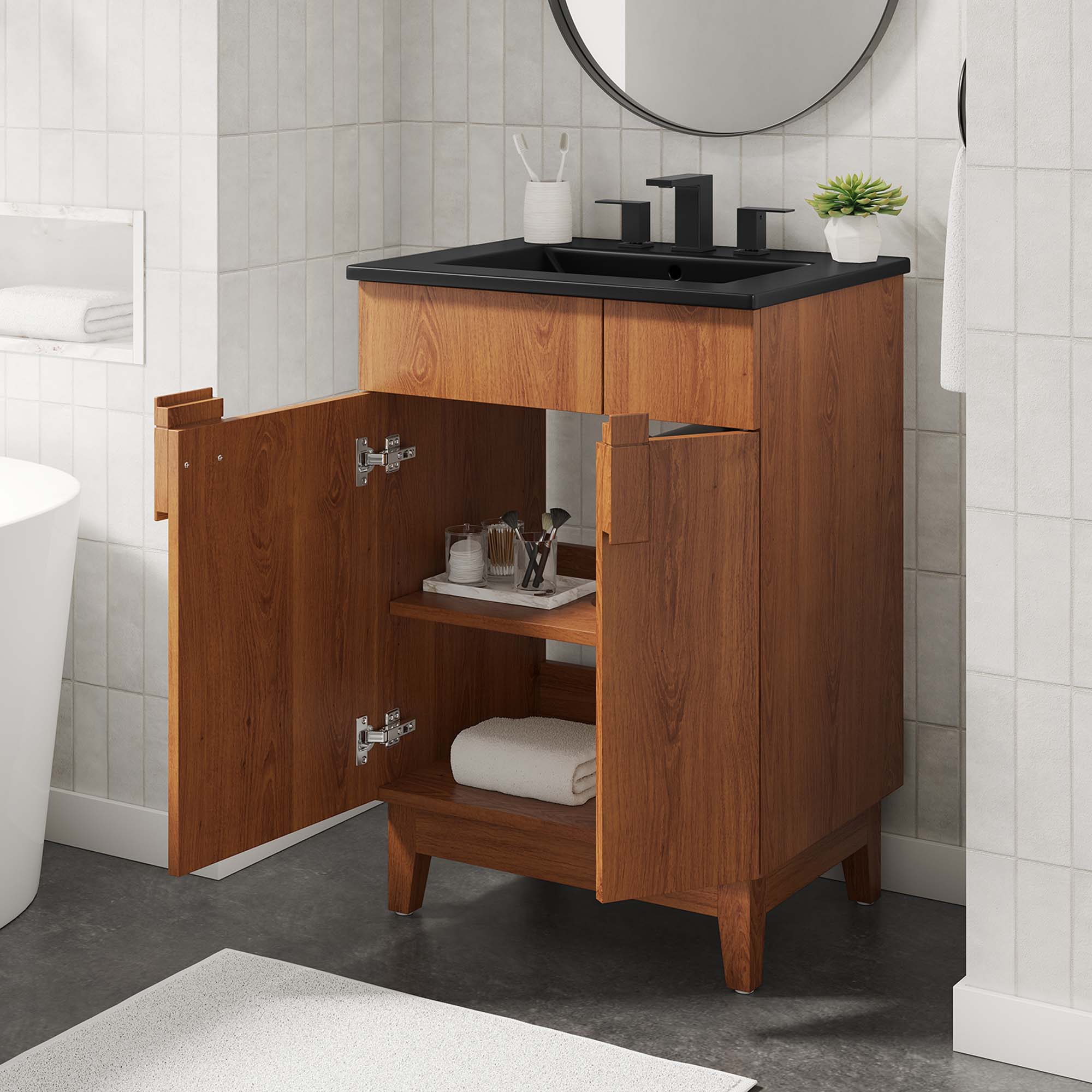 Miles Bathroom Vanity Basin Included by Modway
