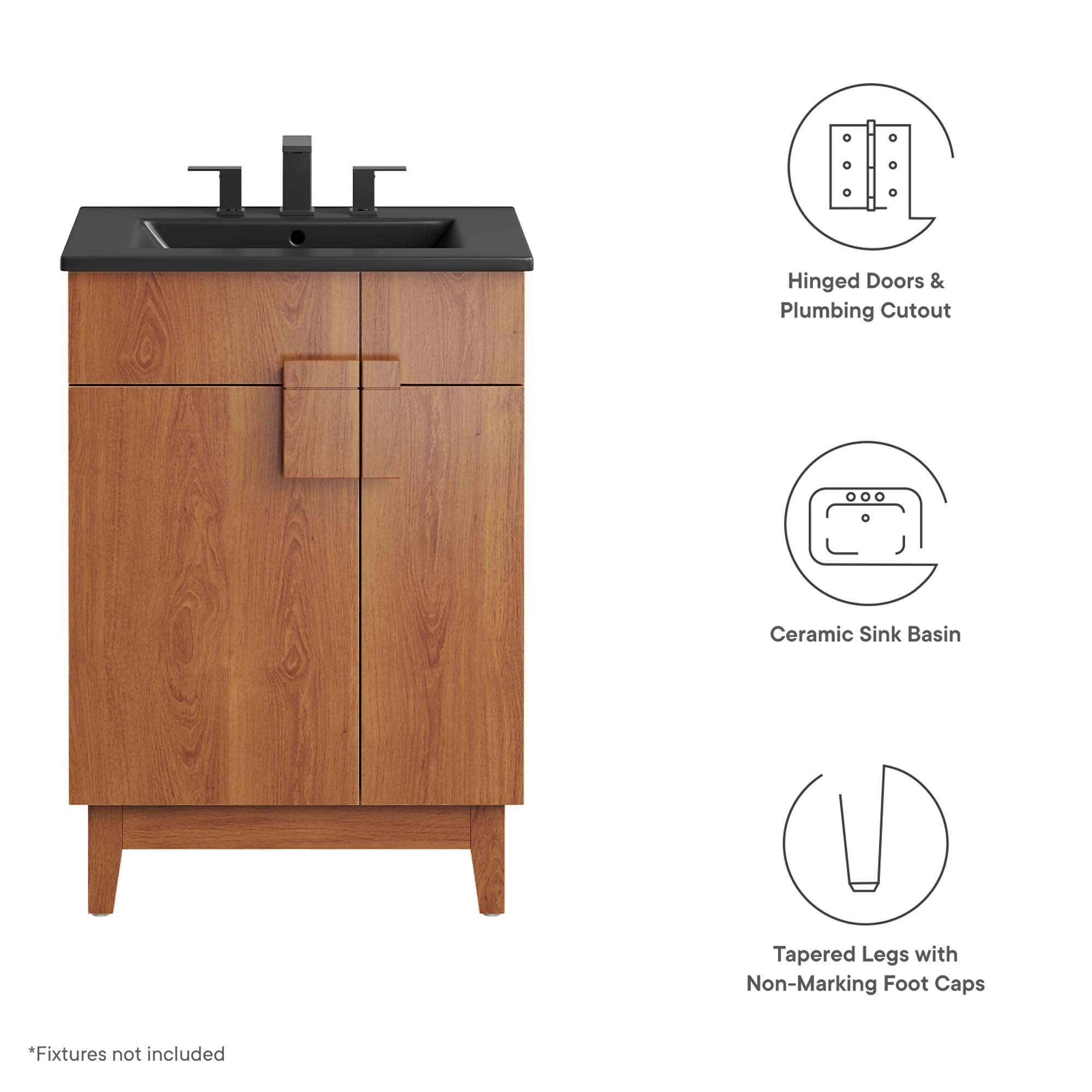 Miles Bathroom Vanity Basin Included by Modway