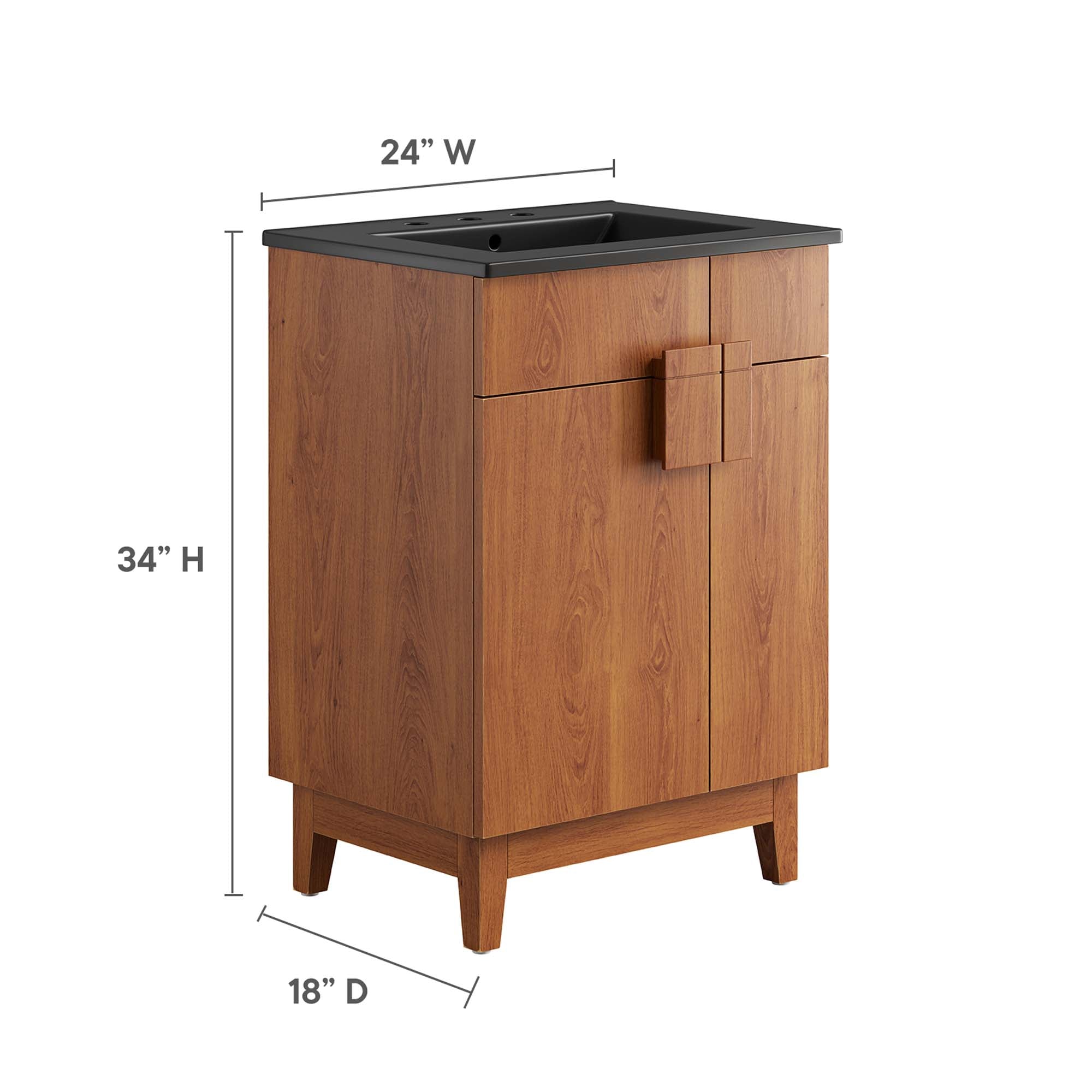 Miles Bathroom Vanity Basin Included by Modway
