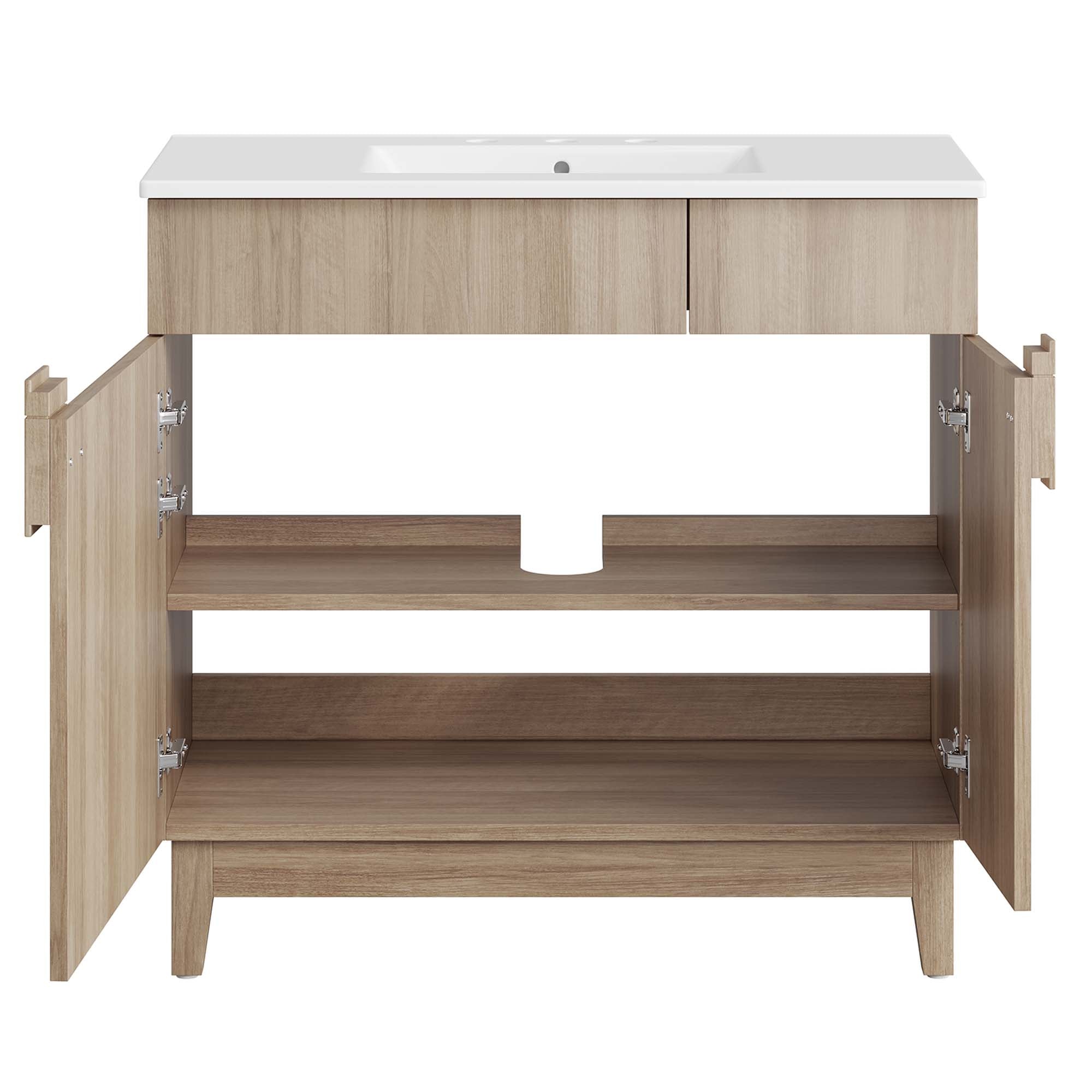 Miles Bathroom Vanity Basin Included by Modway