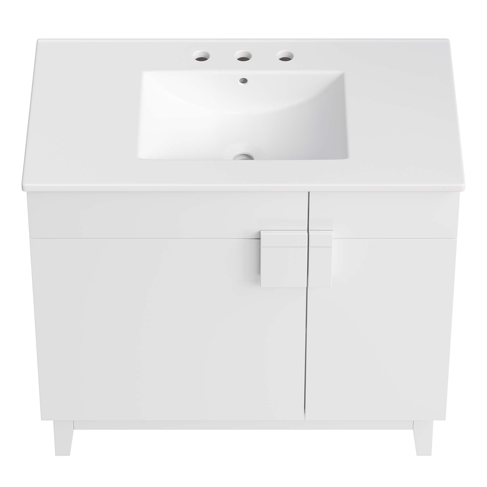 Miles Bathroom Vanity Basin Included by Modway