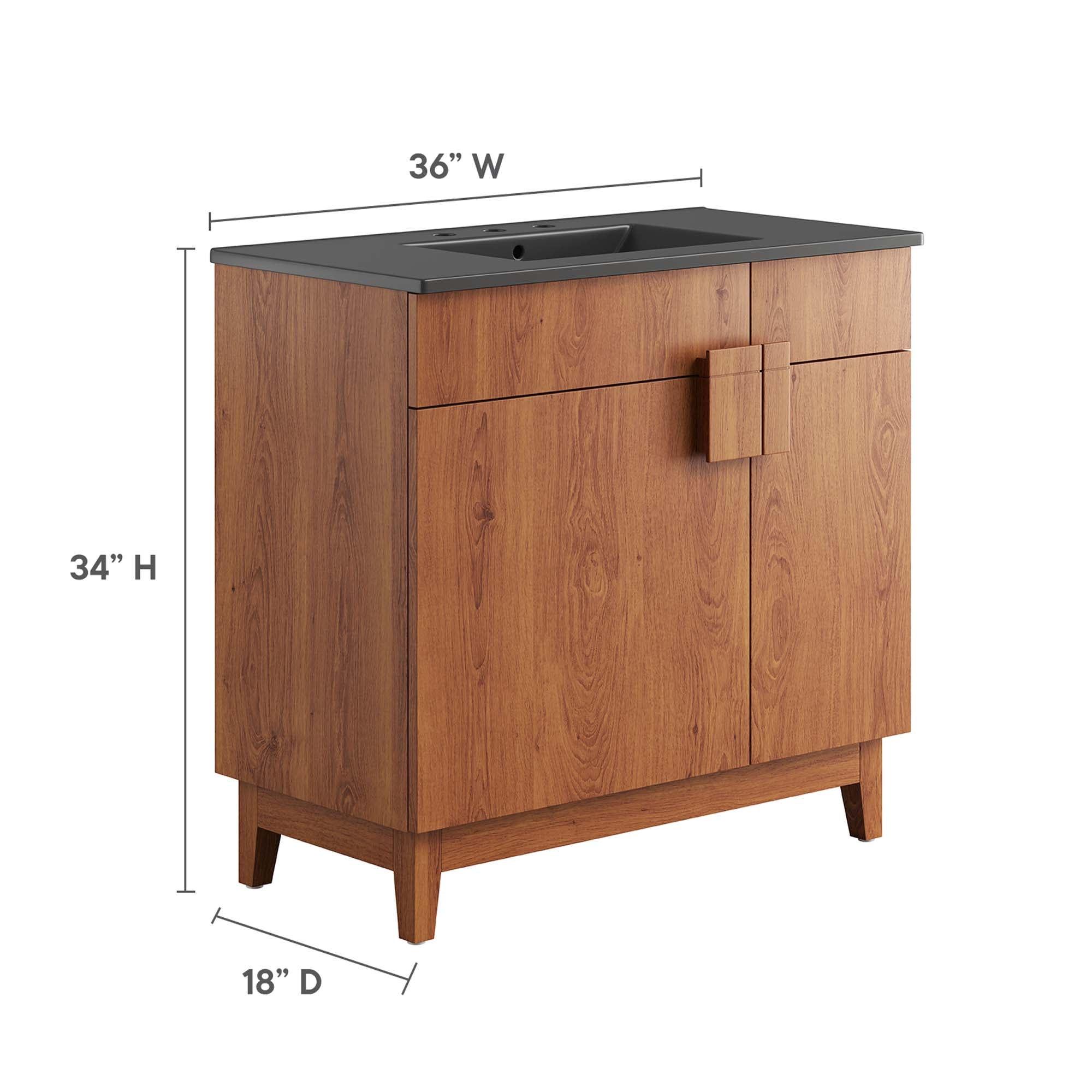 Miles Bathroom Vanity Basin Included by Modway