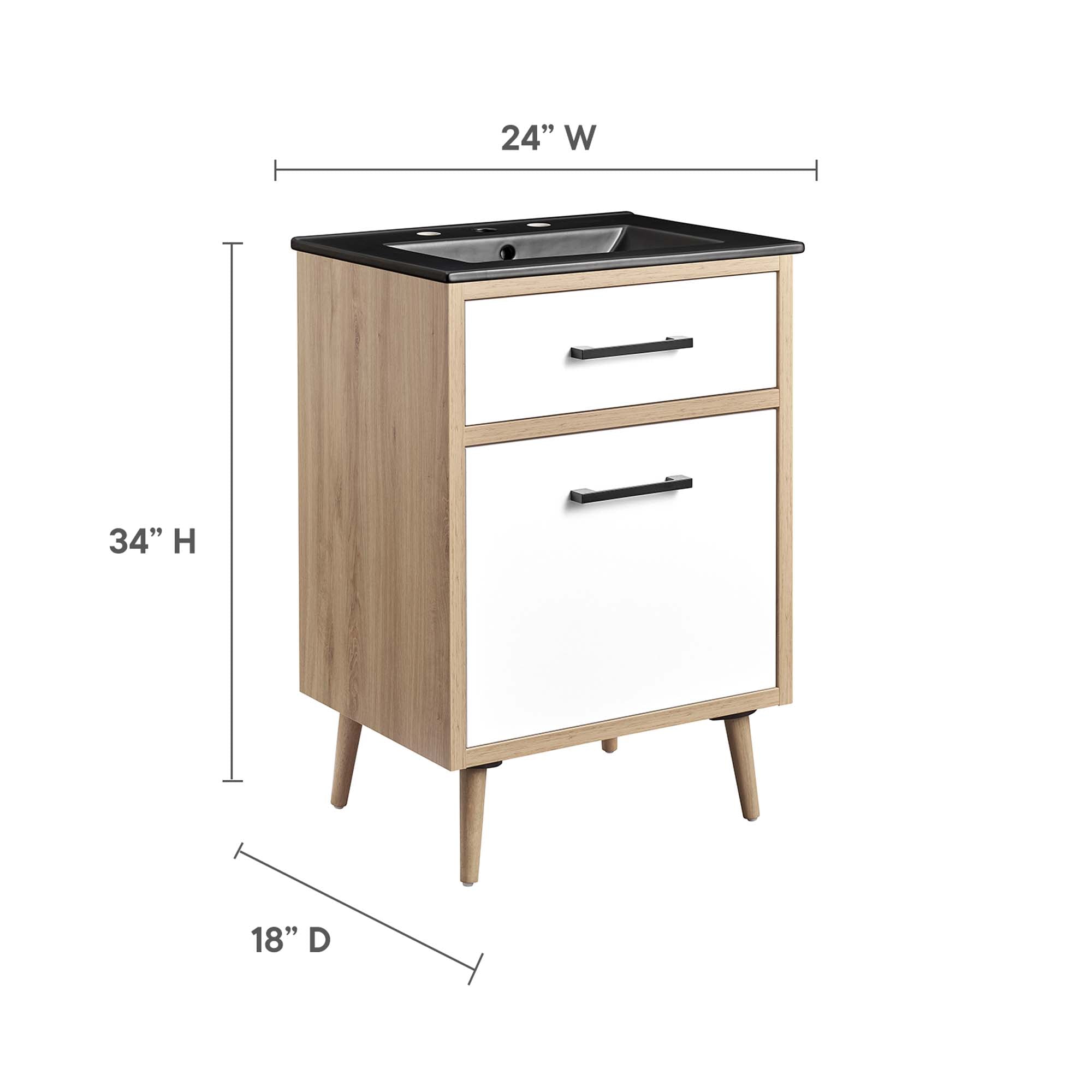 Maverick Bathroom Vanity Basin Included by Modway