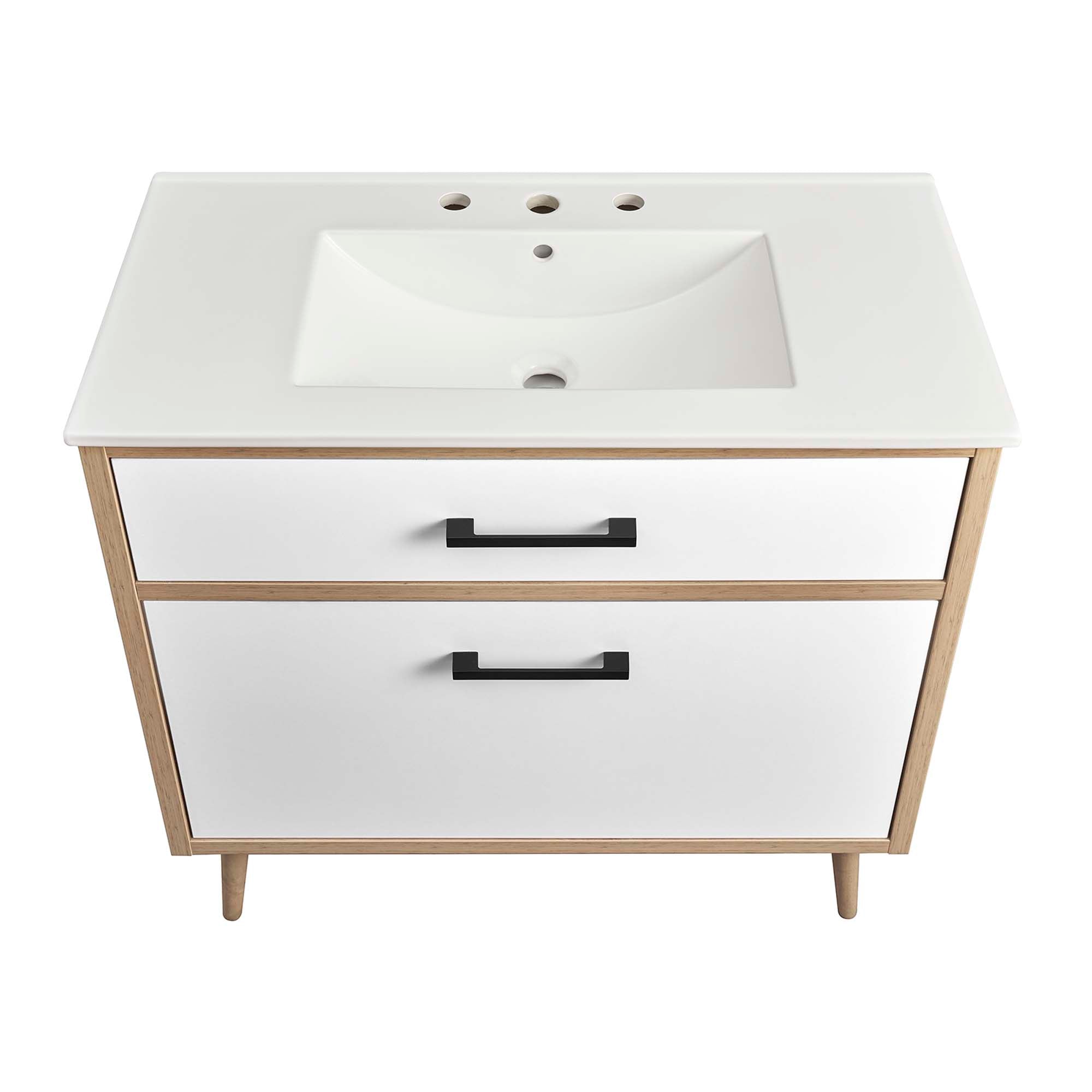 Maverick Bathroom Vanity Basin Included by Modway