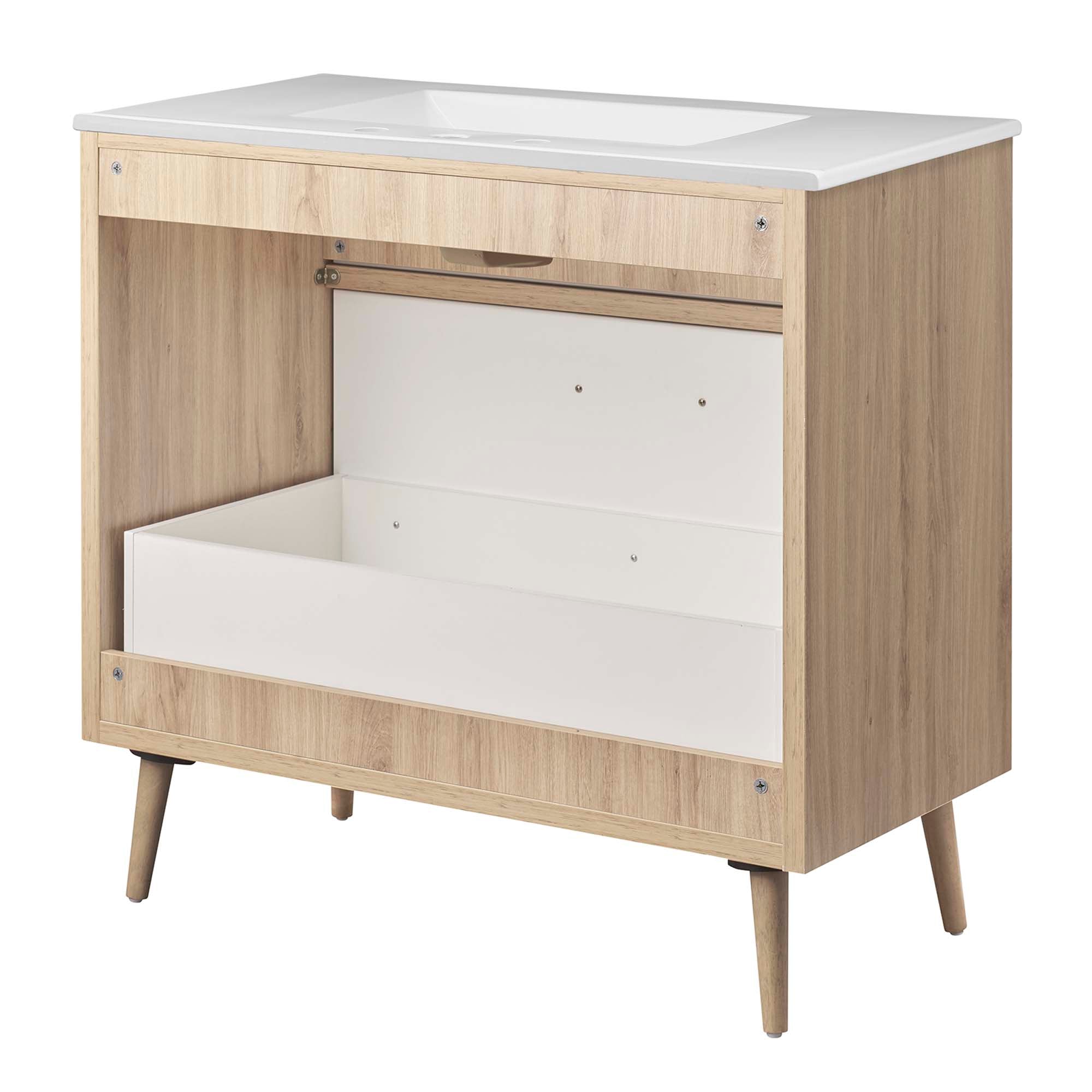 Maverick Bathroom Vanity Basin Included by Modway