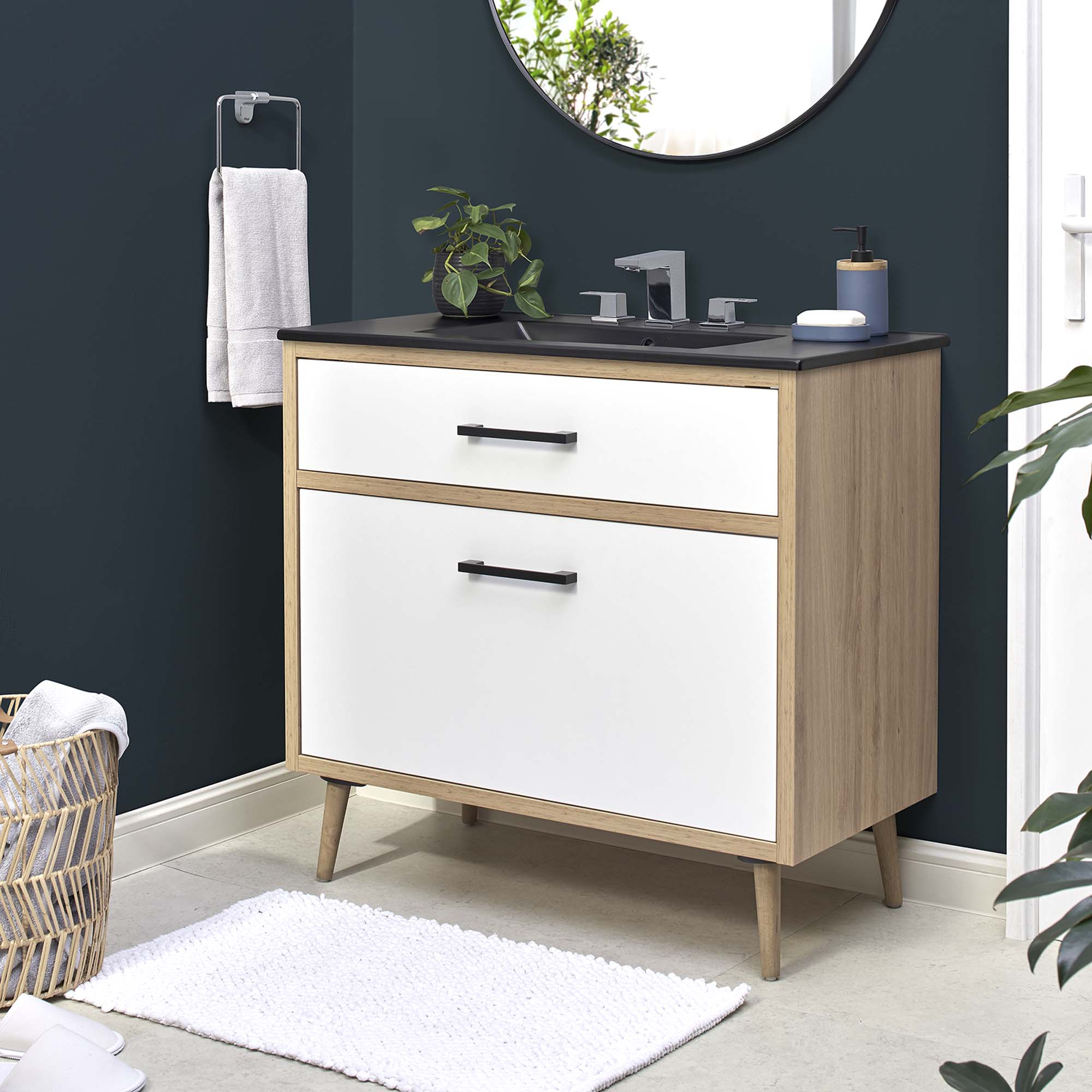 Maverick Bathroom Vanity Basin Included by Modway