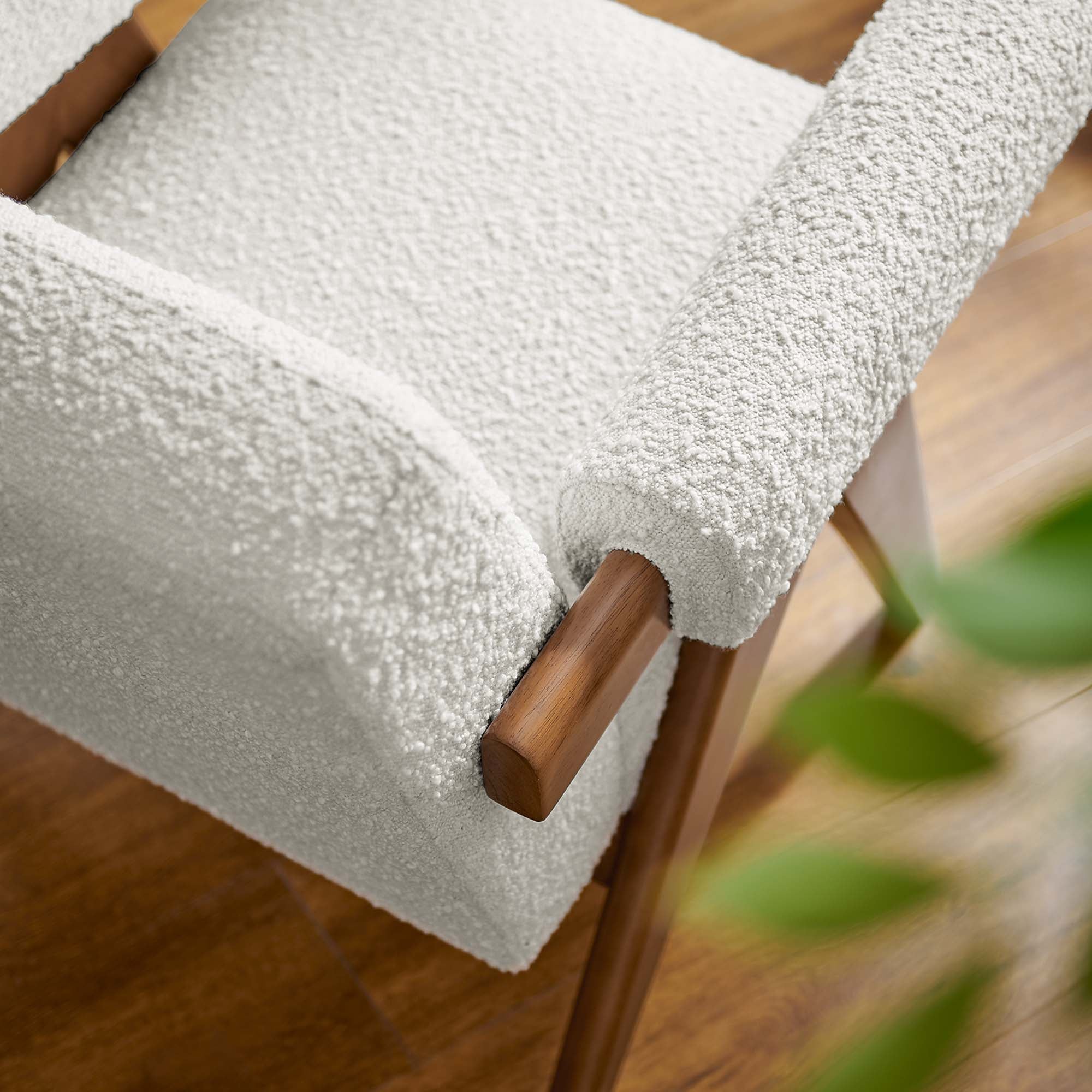 Lyra Boucle Fabric Armchair by Modway