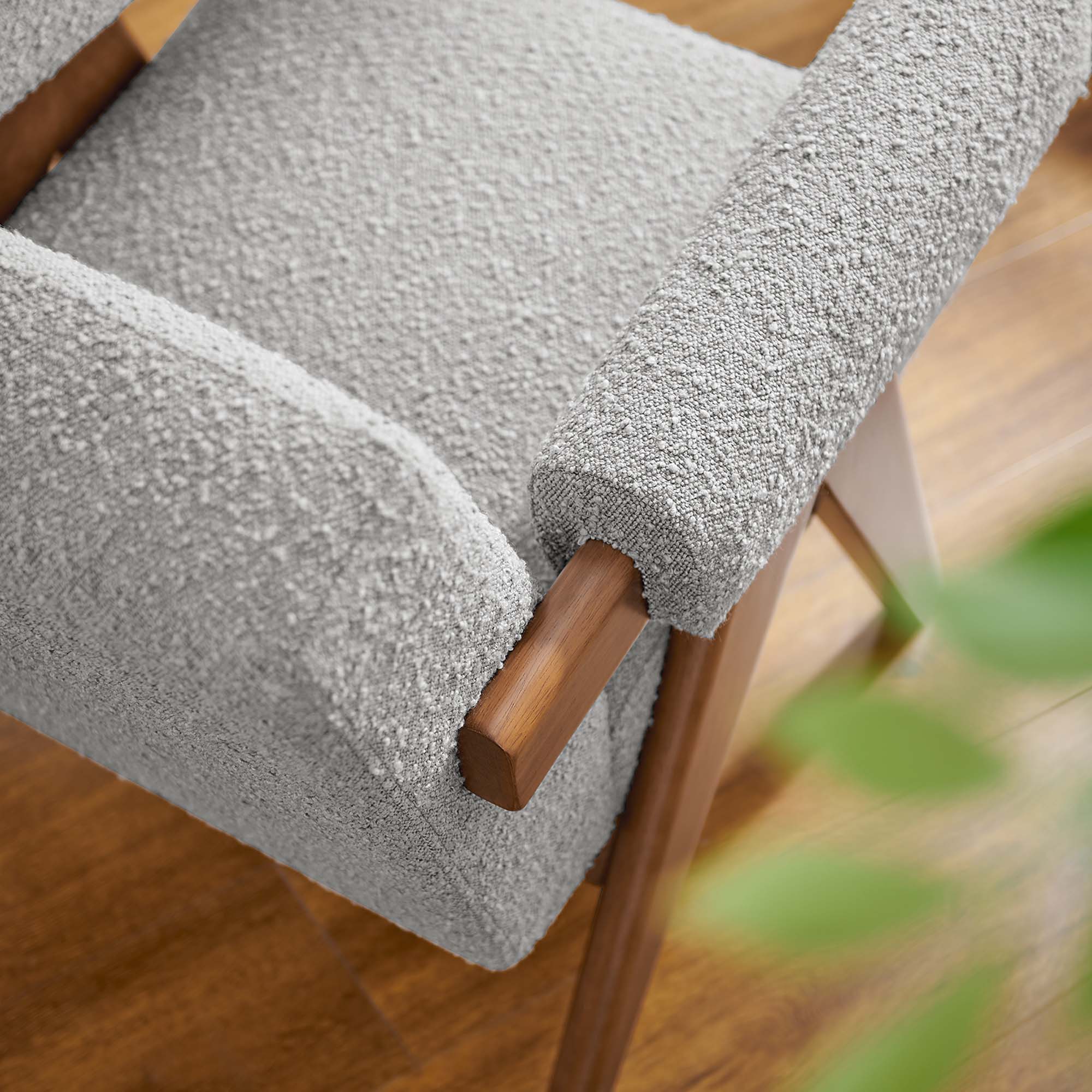 Lyra Boucle Fabric Armchair by Modway