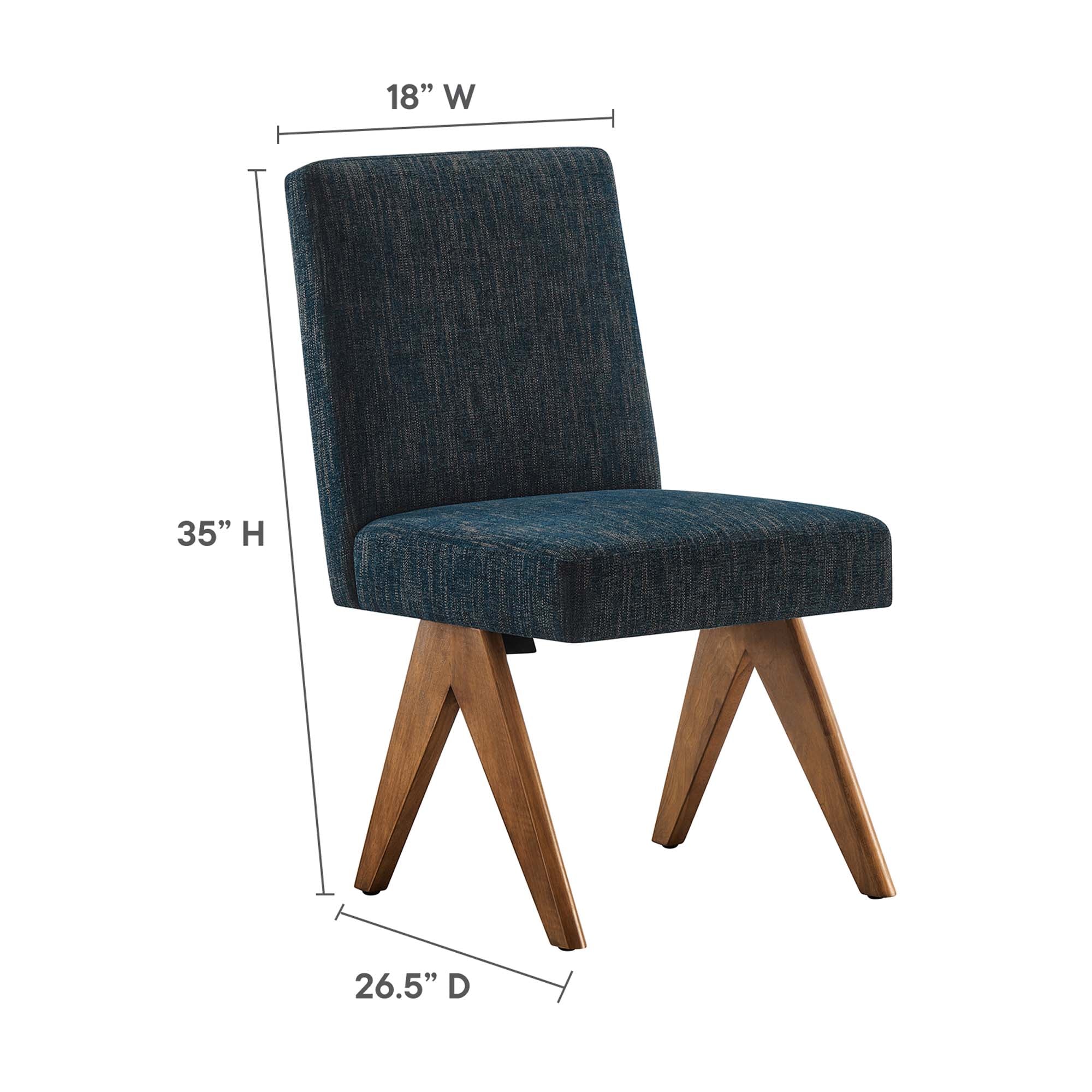 Lyra Fabric Dining Room Side Chair - Set of 2 by Modway