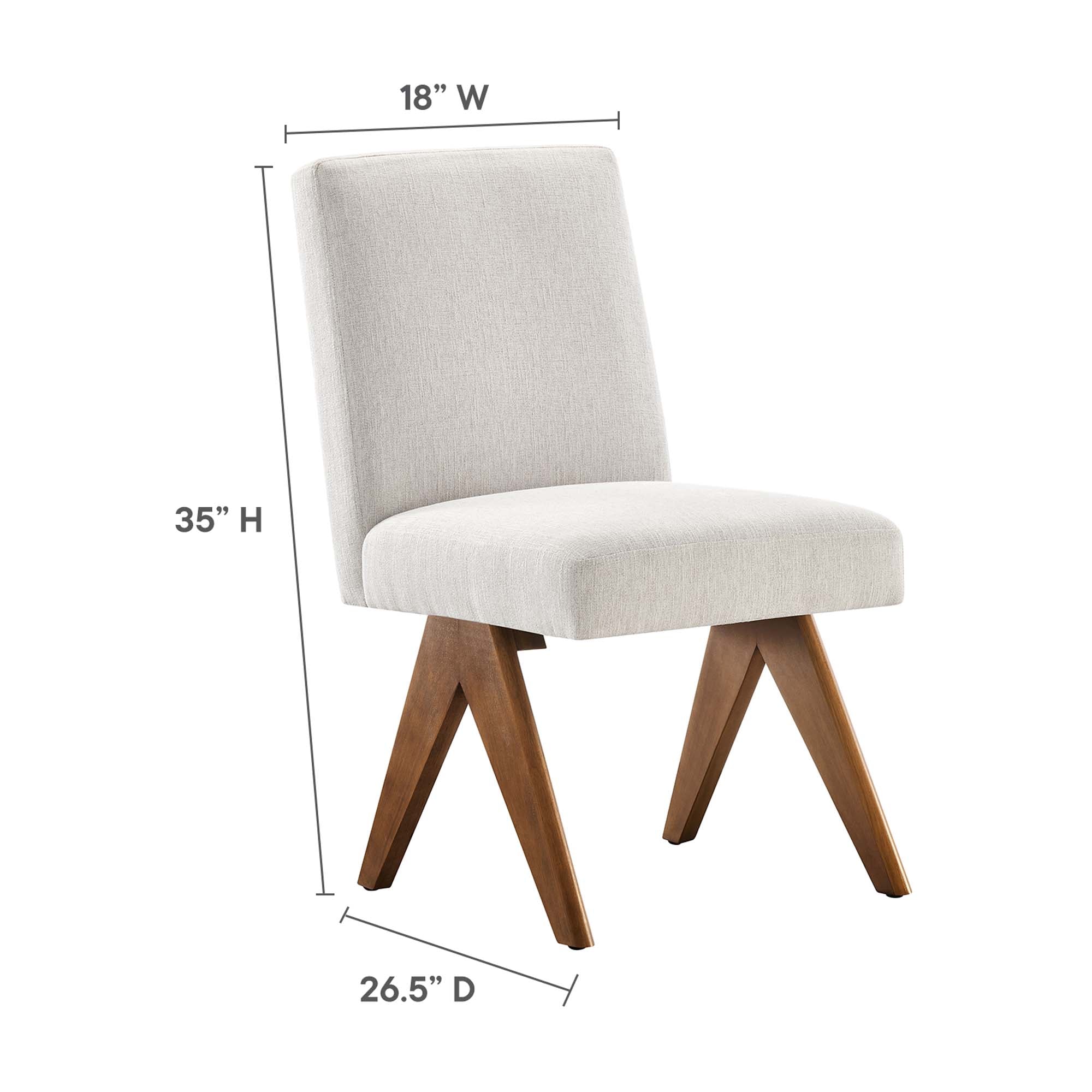 Lyra Fabric Dining Room Side Chair - Set of 2 by Modway