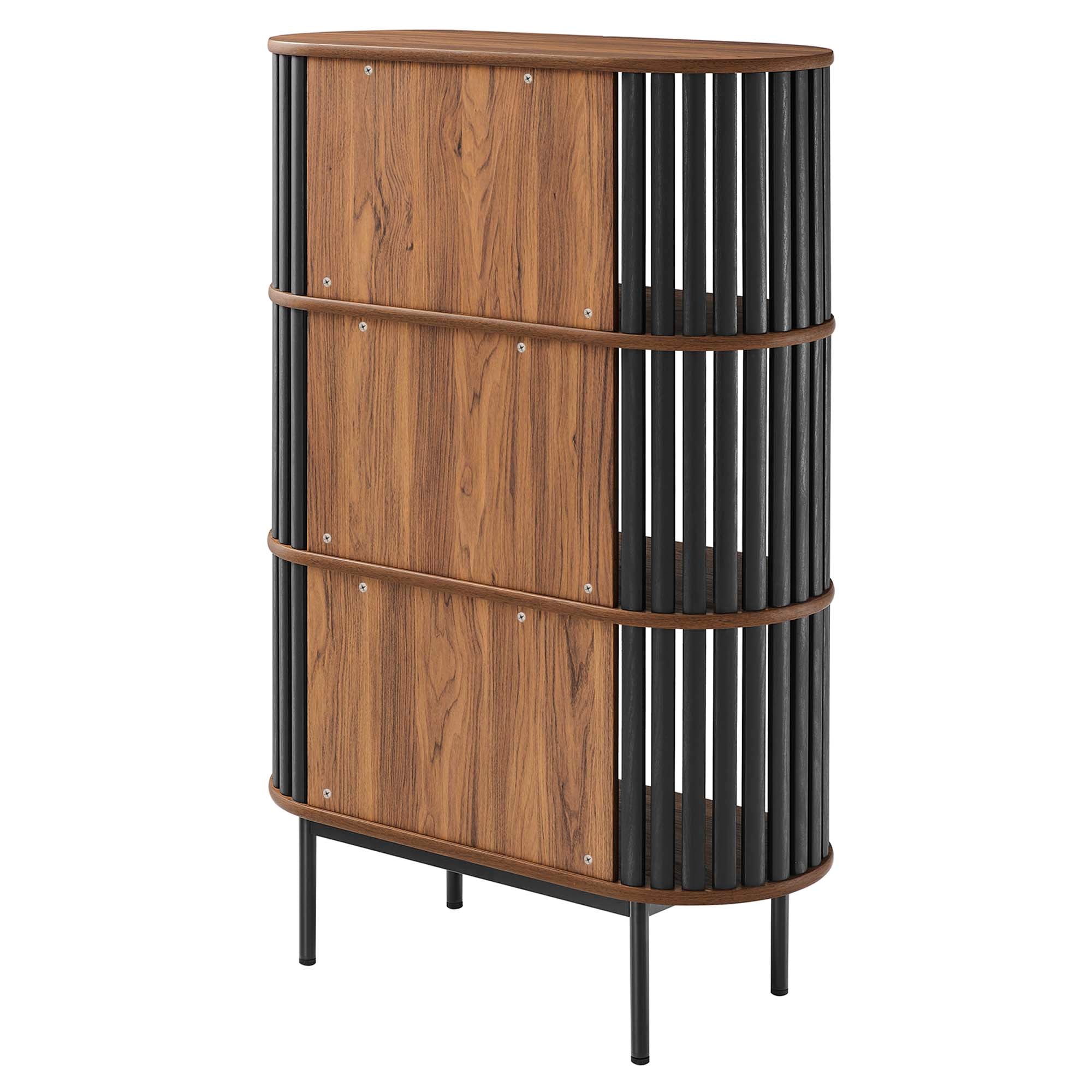 Fortitude Three Tier Display Cabinet by Modway