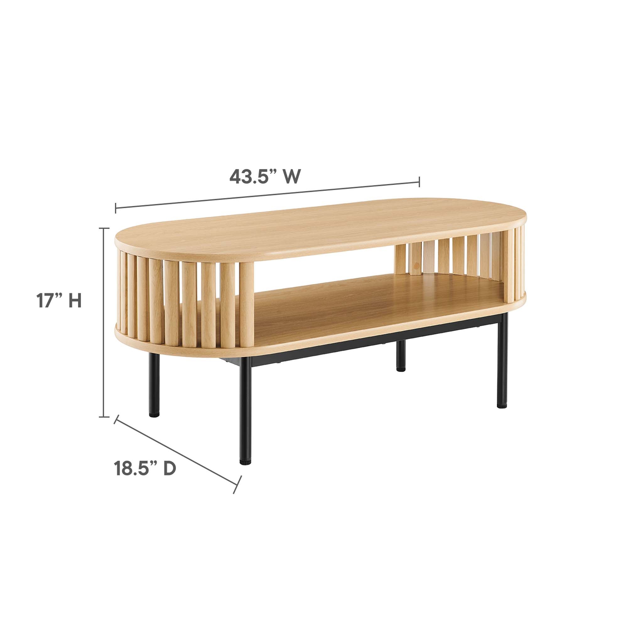 Fortitude Wood Coffee Table by Modway