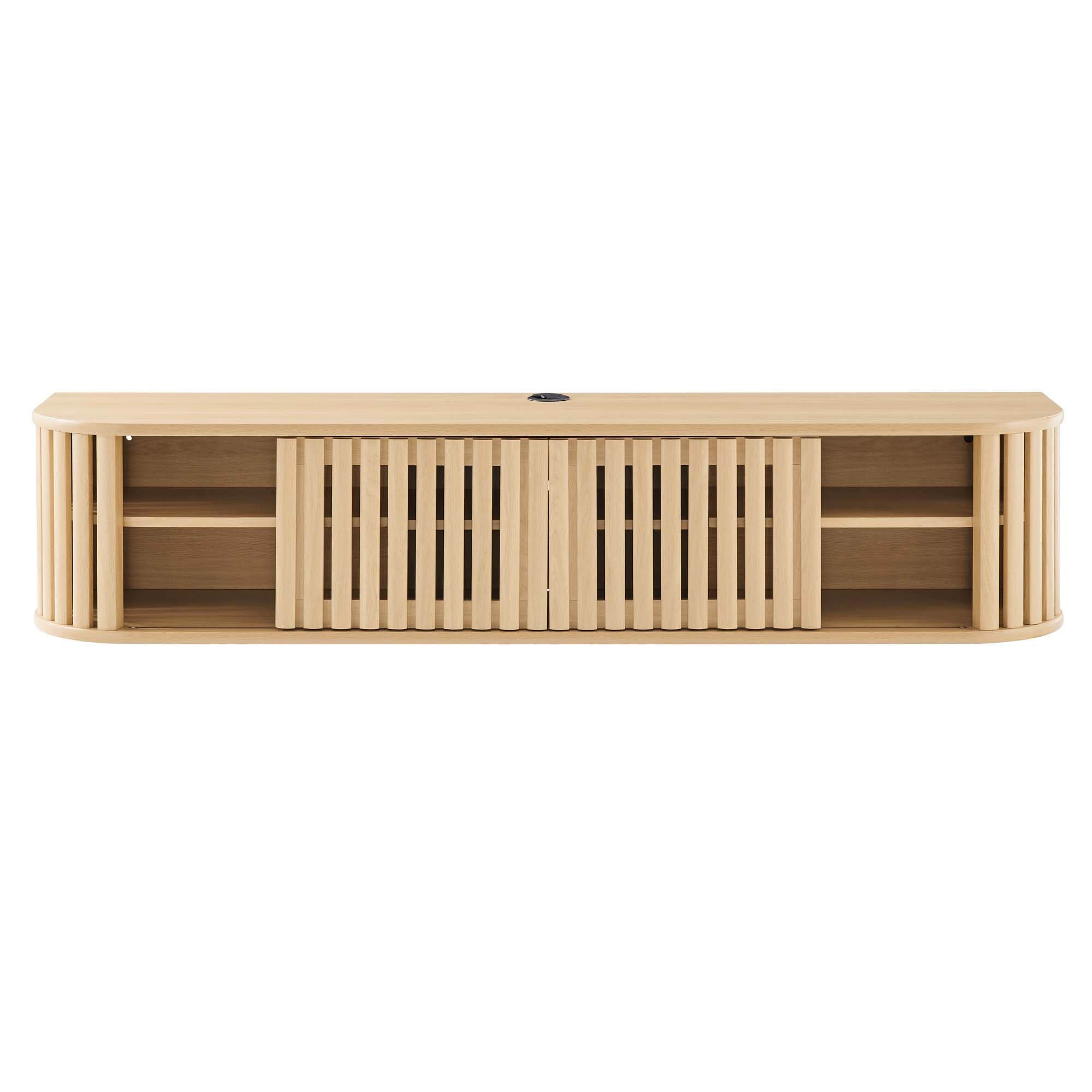 Fortitude 63" Wall-Mounted TV Stand by Modway