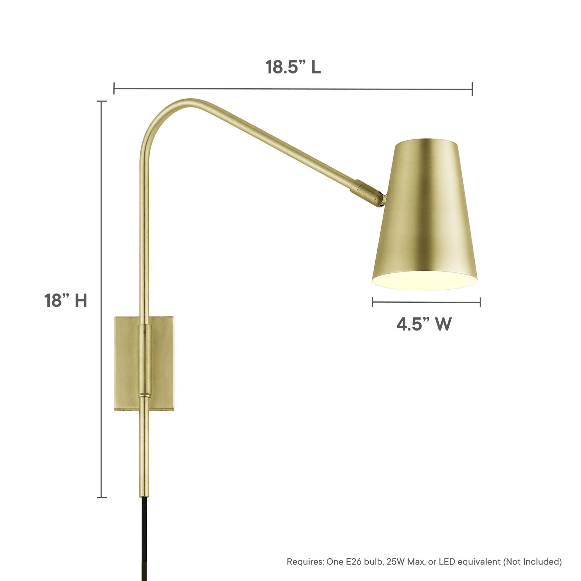 Faye Metal Wall Sconce by Modway