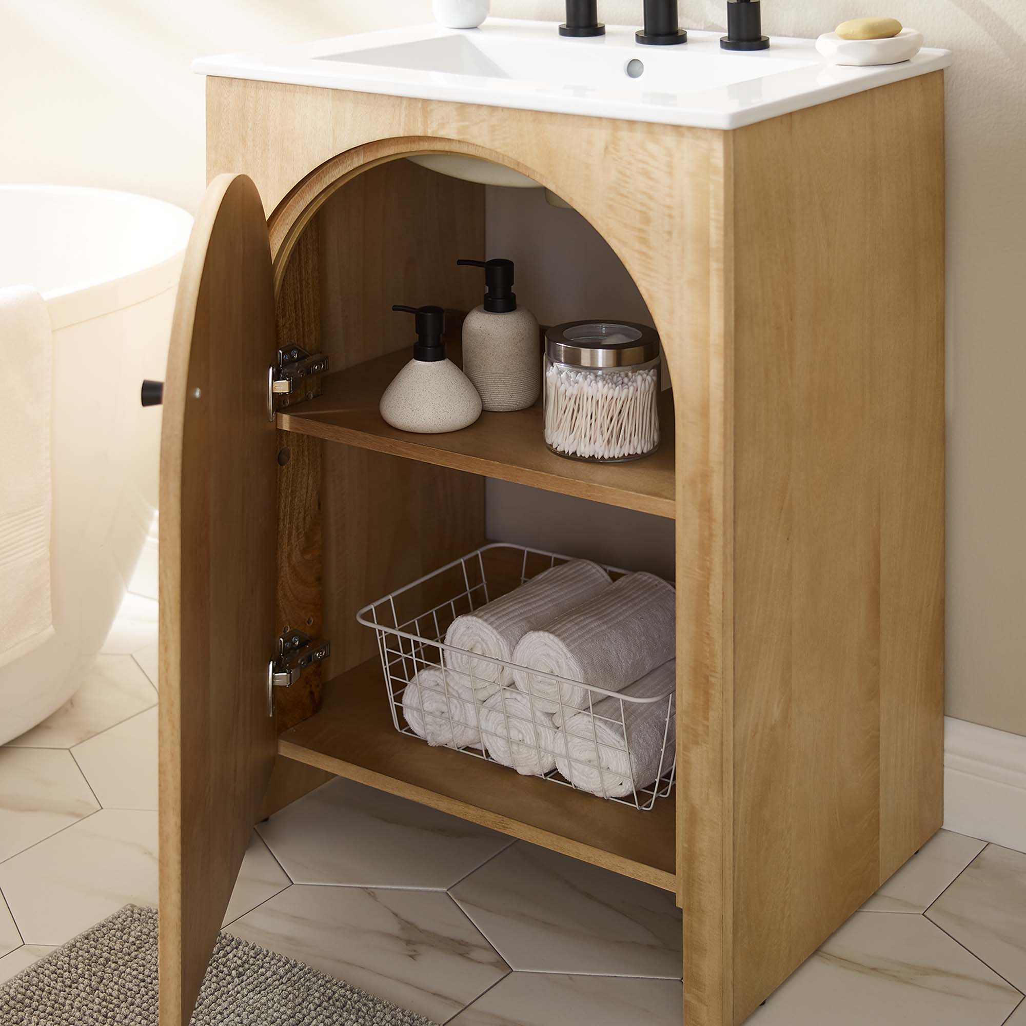 Appia Bathroom Cabinet Basin Not Included by Modway
