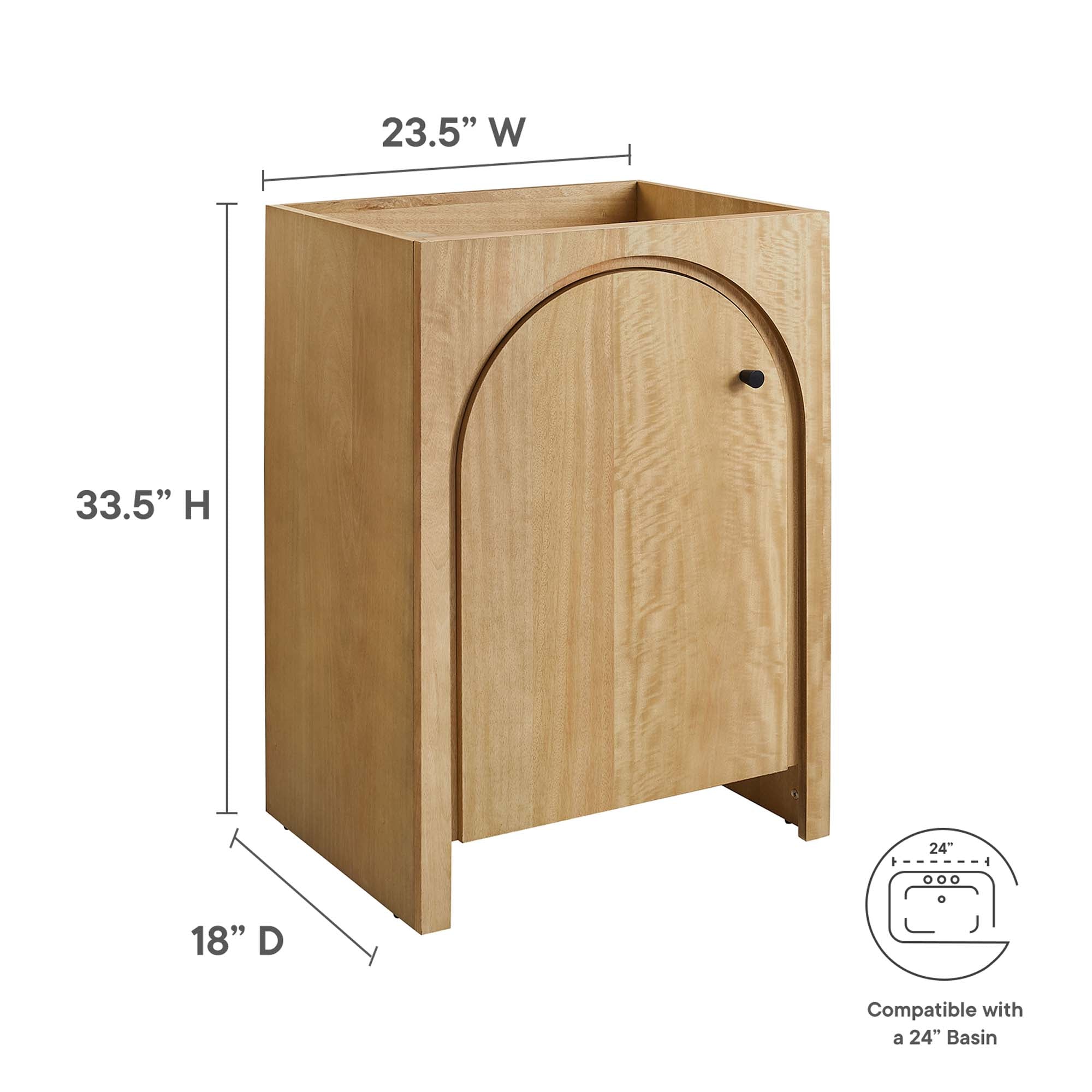 Appia Bathroom Cabinet Basin Not Included by Modway
