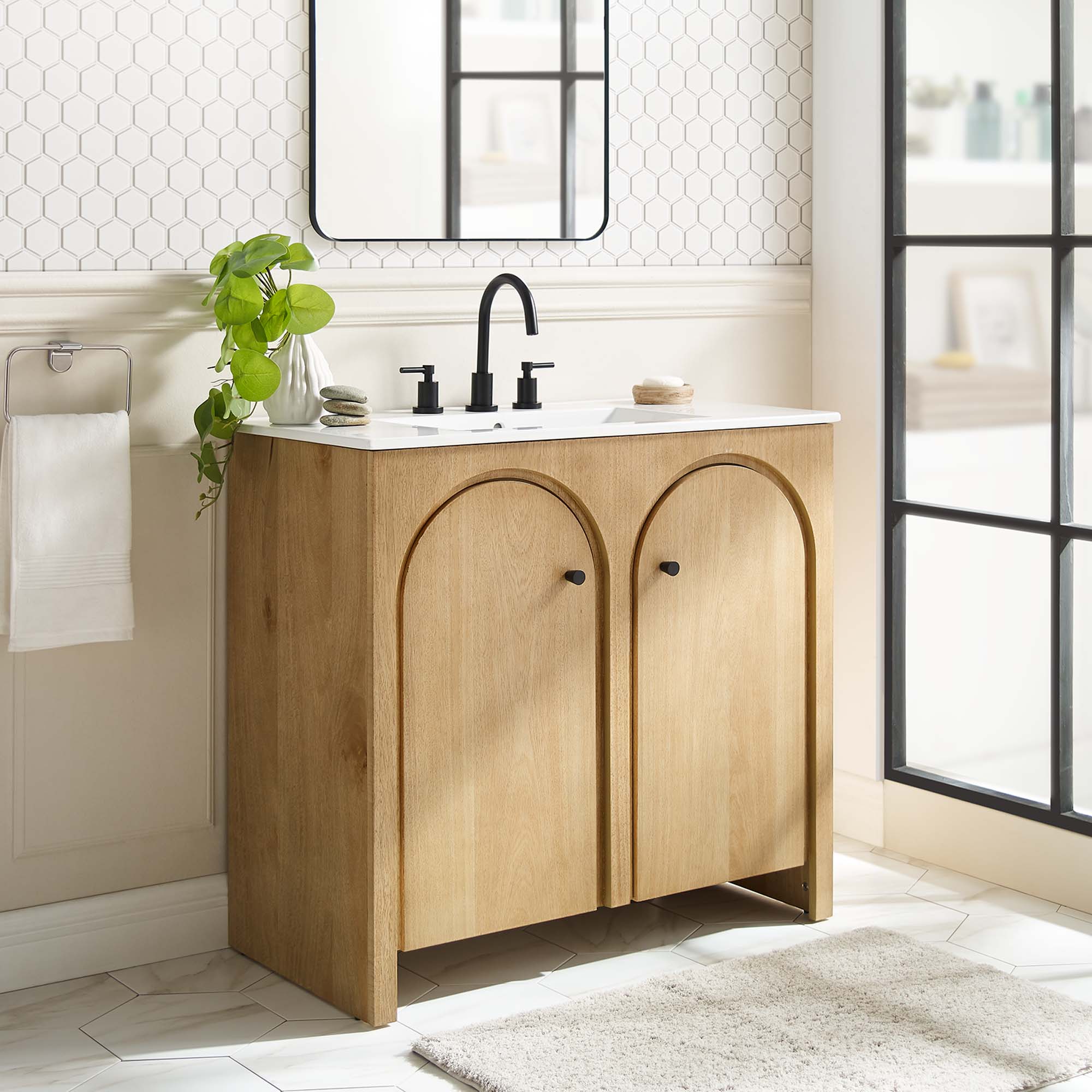 Appia Bathroom Cabinet Basin Not Included by Modway