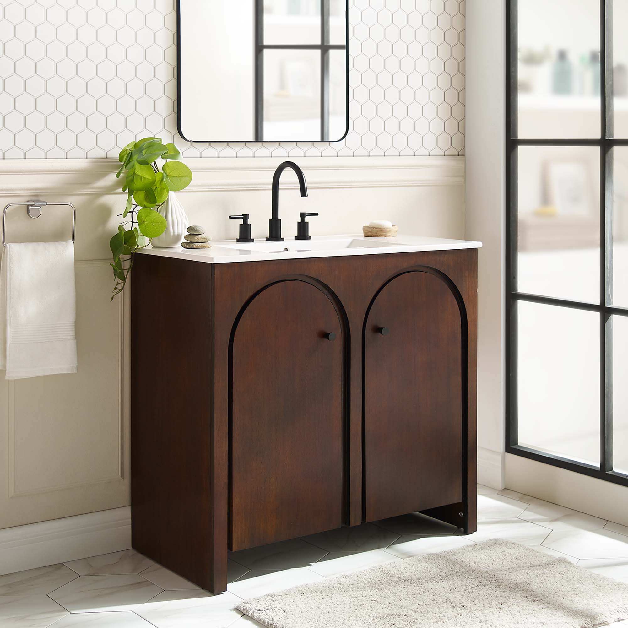 Appia Bathroom Cabinet Basin Not Included by Modway