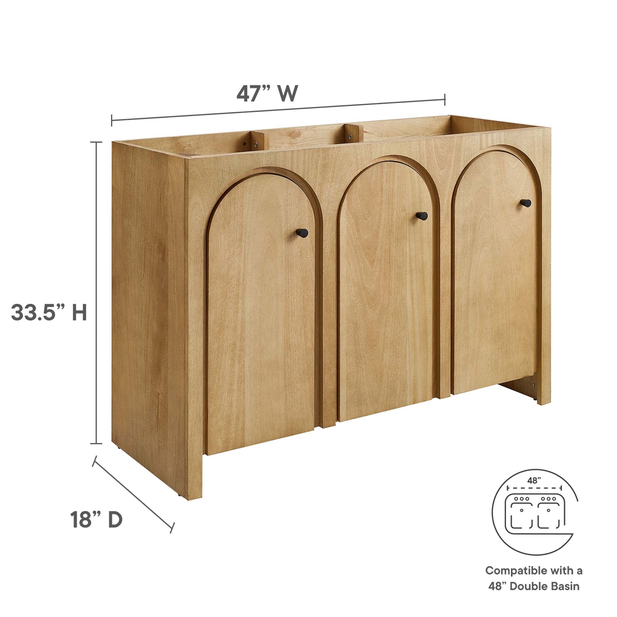 Appia Bathroom Cabinet Basin Not Included by Modway