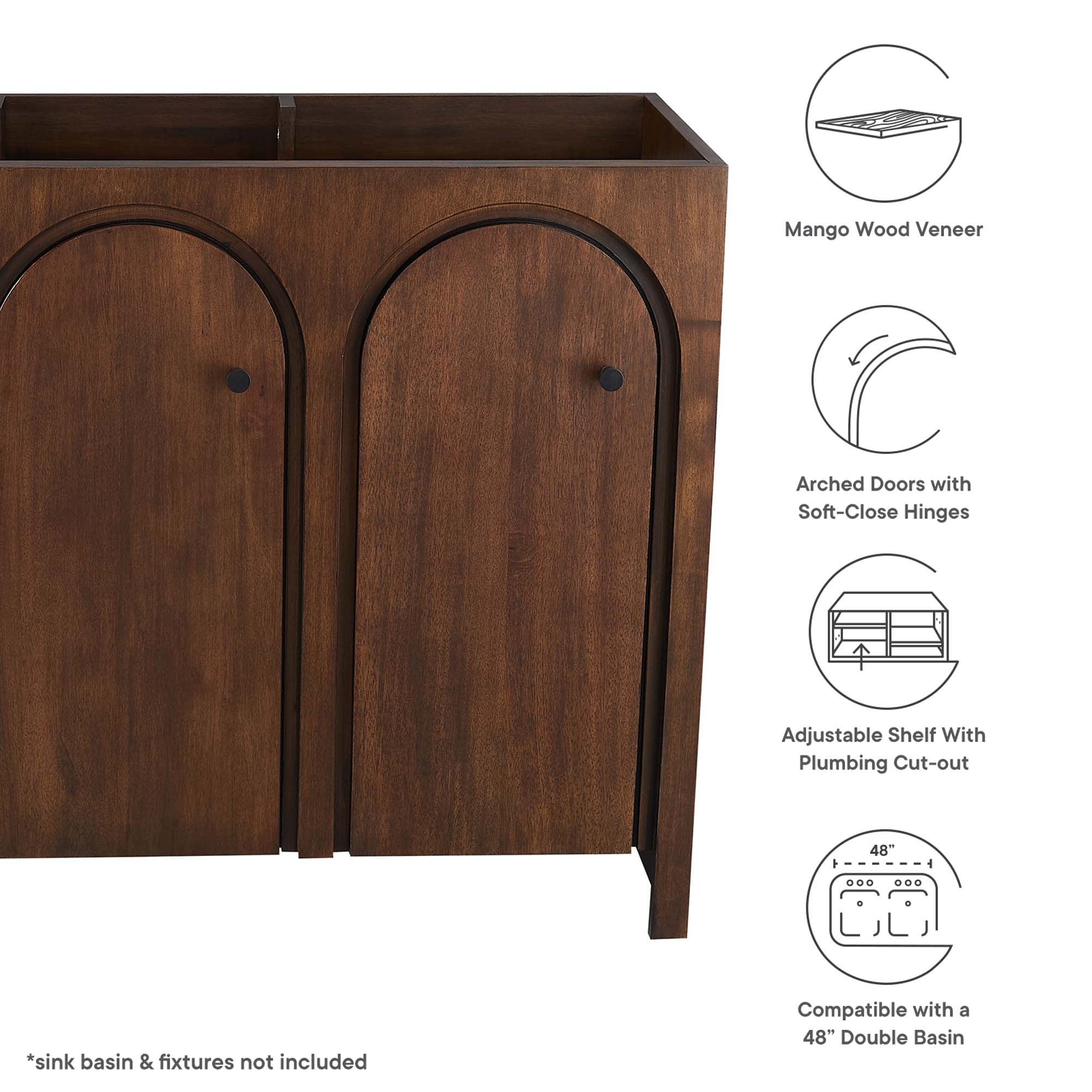 Appia Bathroom Cabinet Basin Not Included by Modway
