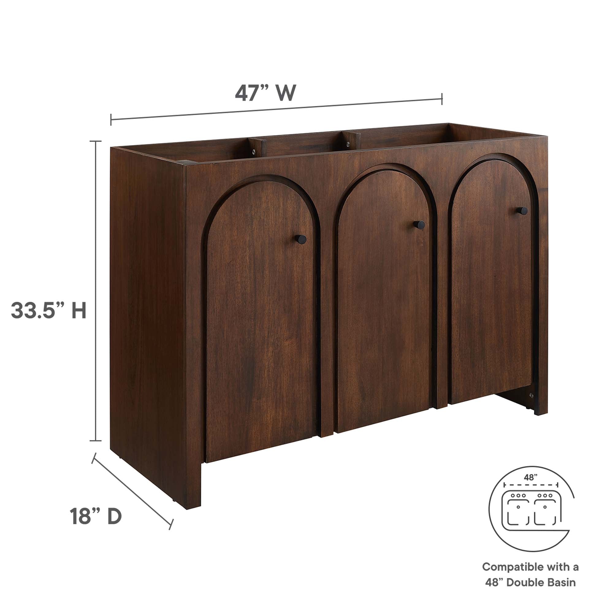 Appia Bathroom Cabinet Basin Not Included by Modway