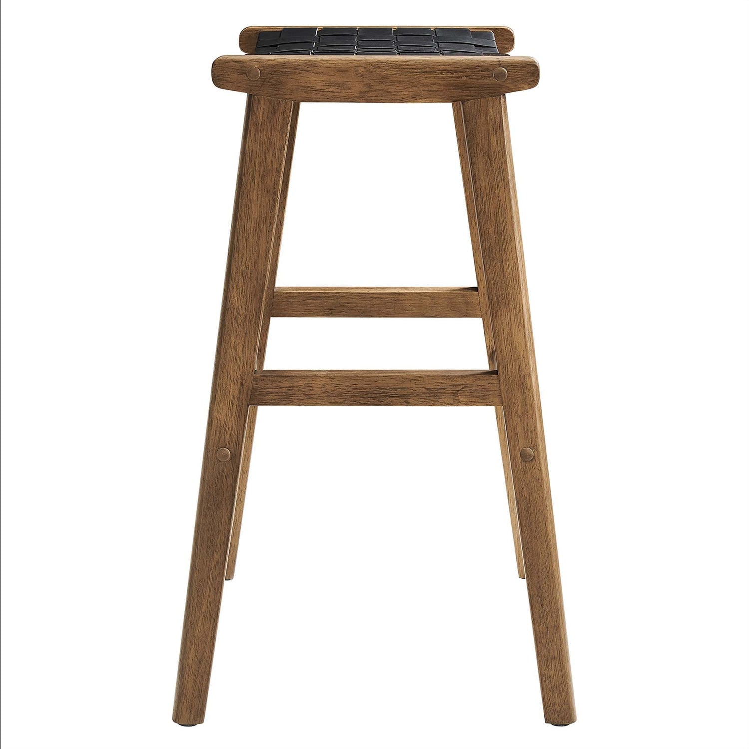 Saoirse Faux Leather Wood Bar Stool - Set of 2 by Modway