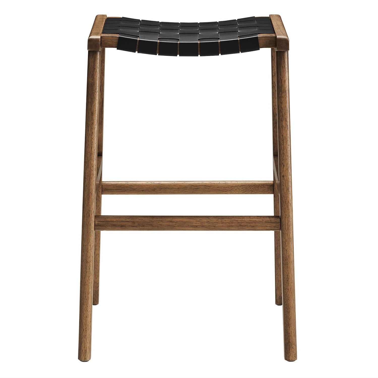 Saoirse Faux Leather Wood Bar Stool - Set of 2 by Modway