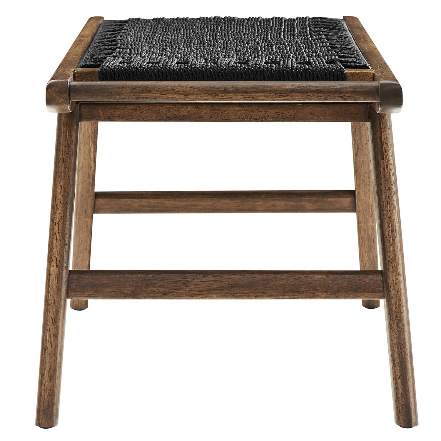 Saoirse 47" Woven Rope Wood Bench by Modway