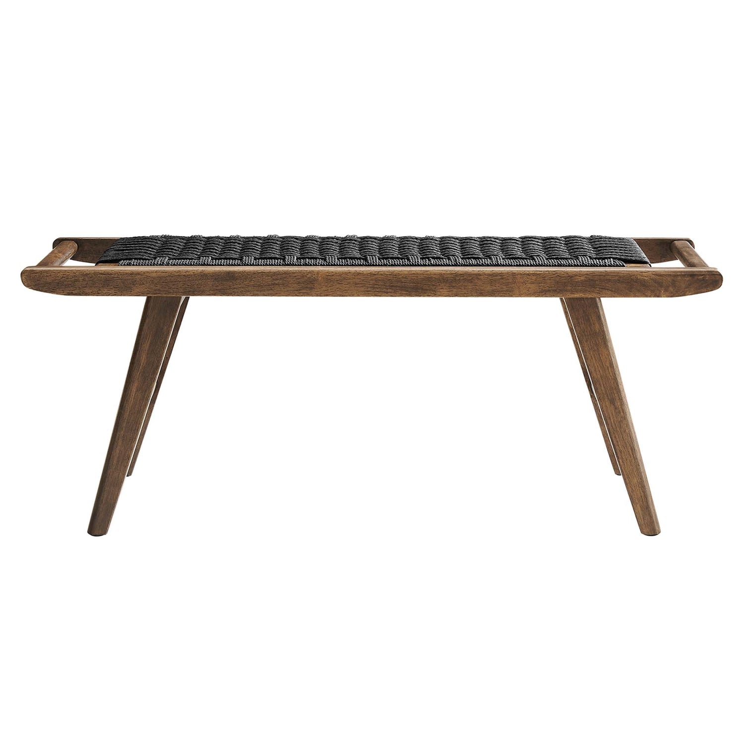 Saoirse 47" Woven Rope Wood Bench by Modway