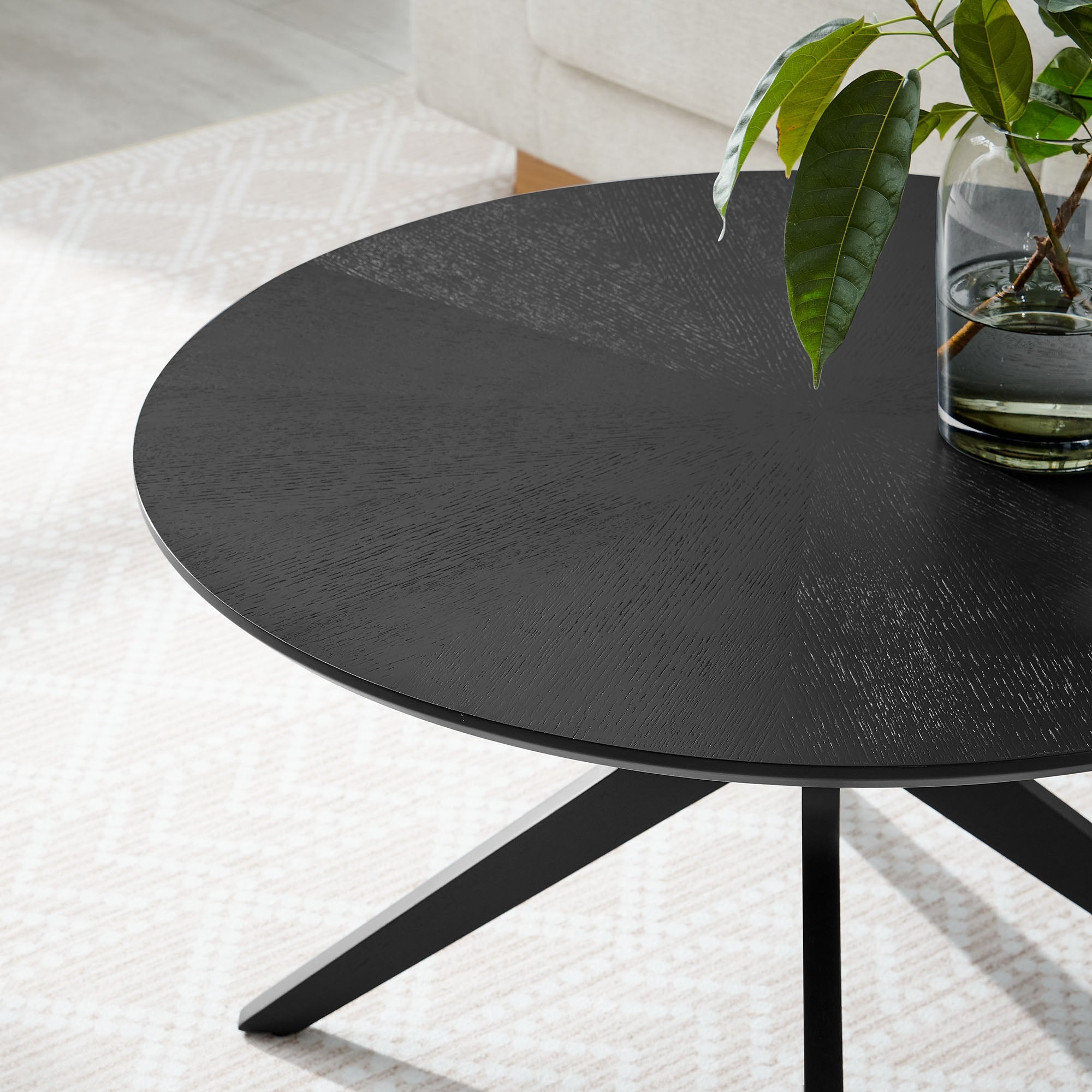 Crossroads Round Wood Coffee Table by Modway