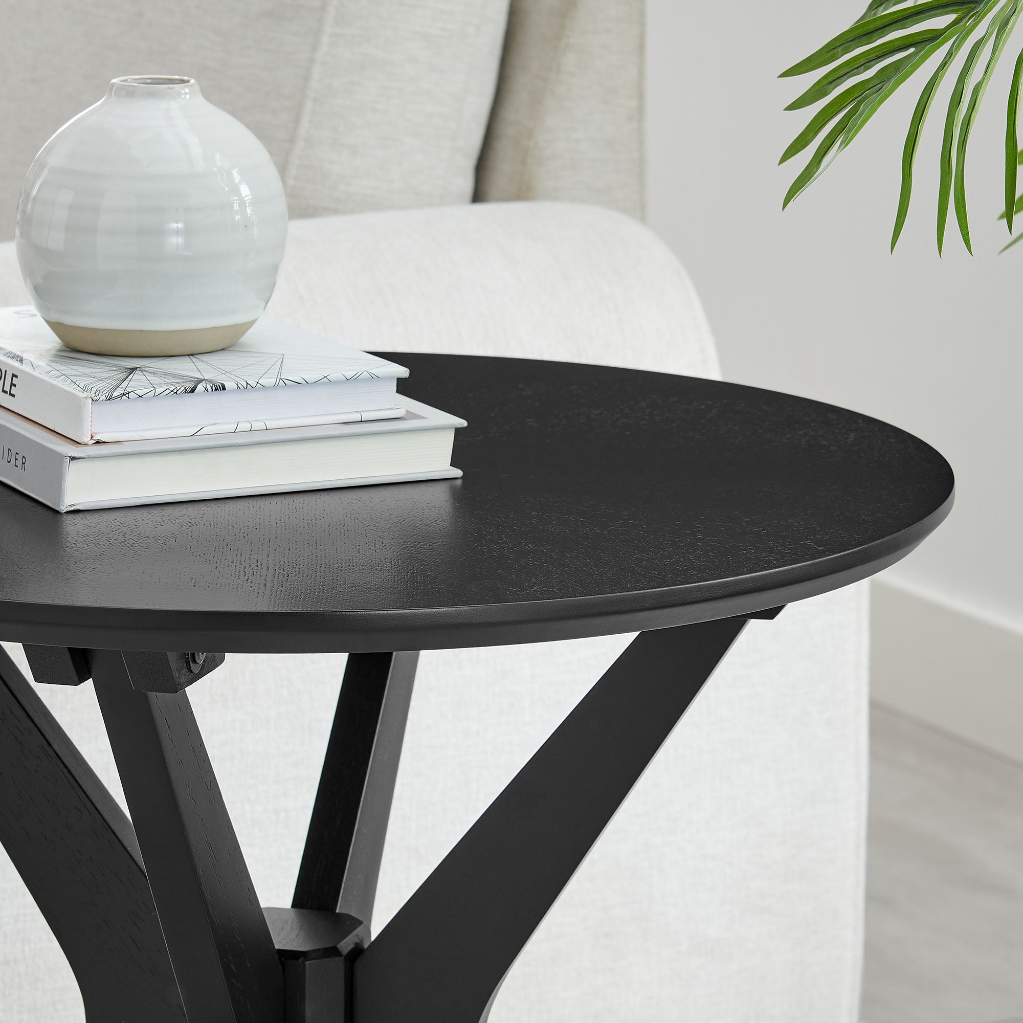 Crossroads 24” Round Wood Side Table by Modway