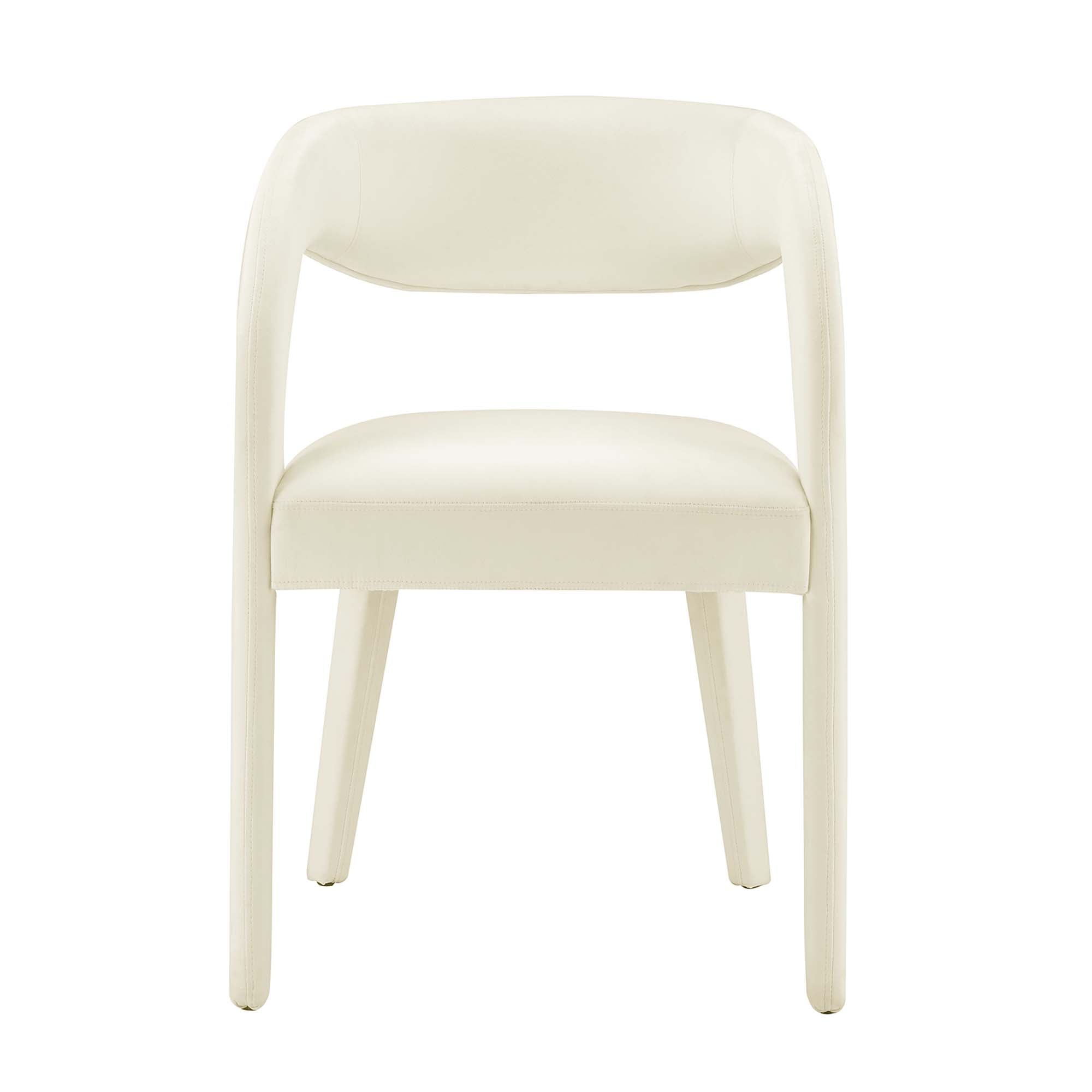 Pinnacle Performance Velvet Dining Chair Set of Two by Modway